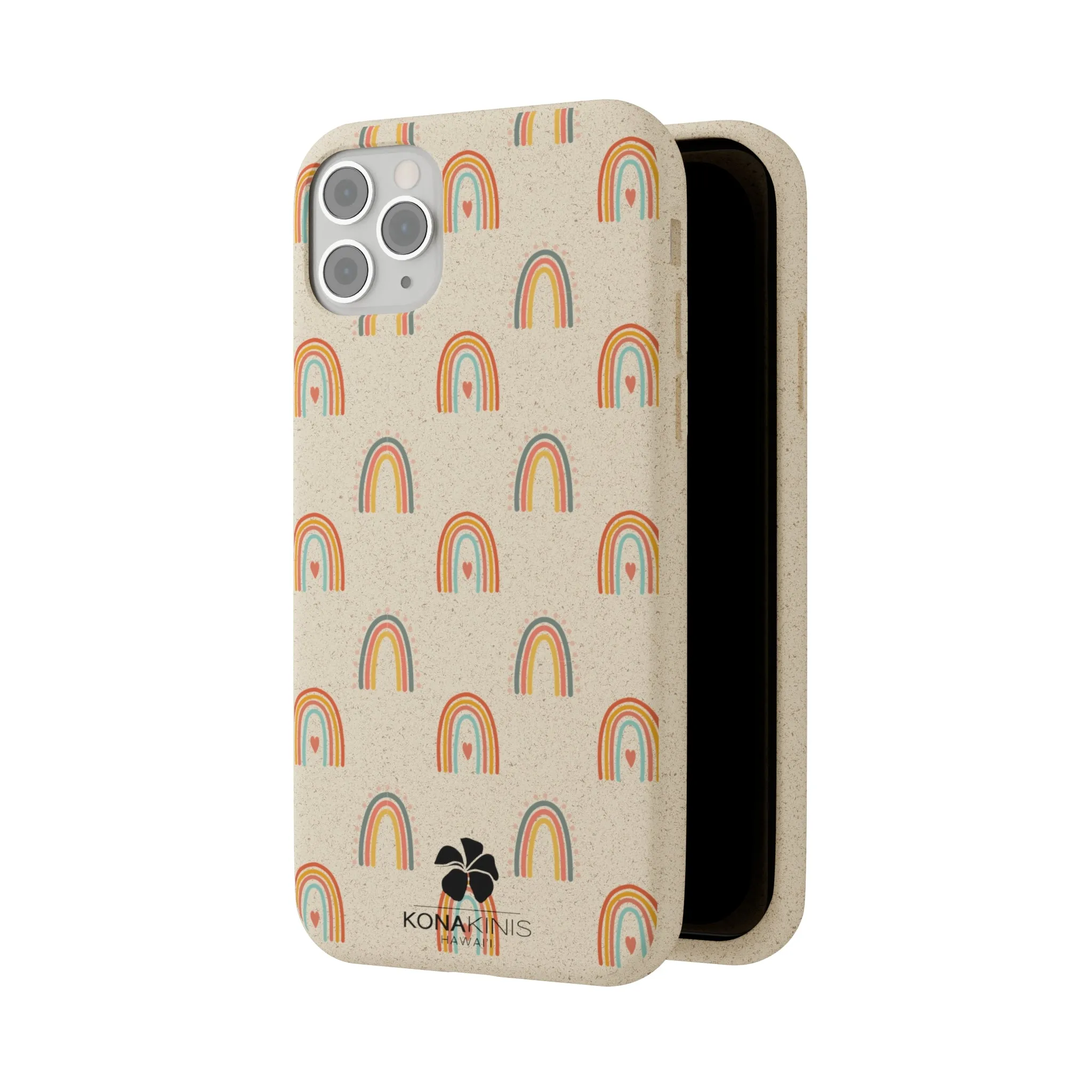 Biodegradable Cell Phone Case - Retro Rainbow