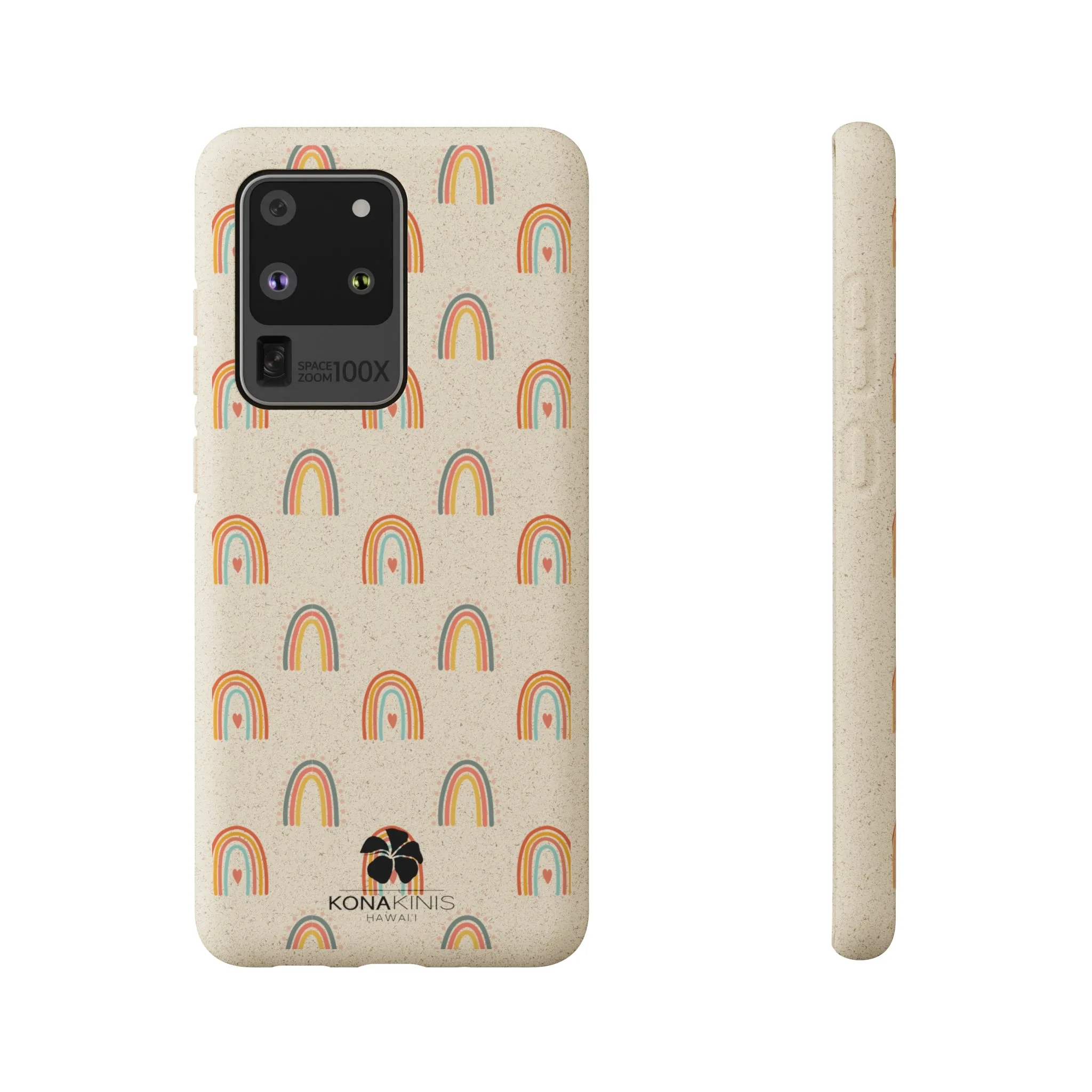 Biodegradable Cell Phone Case - Retro Rainbow