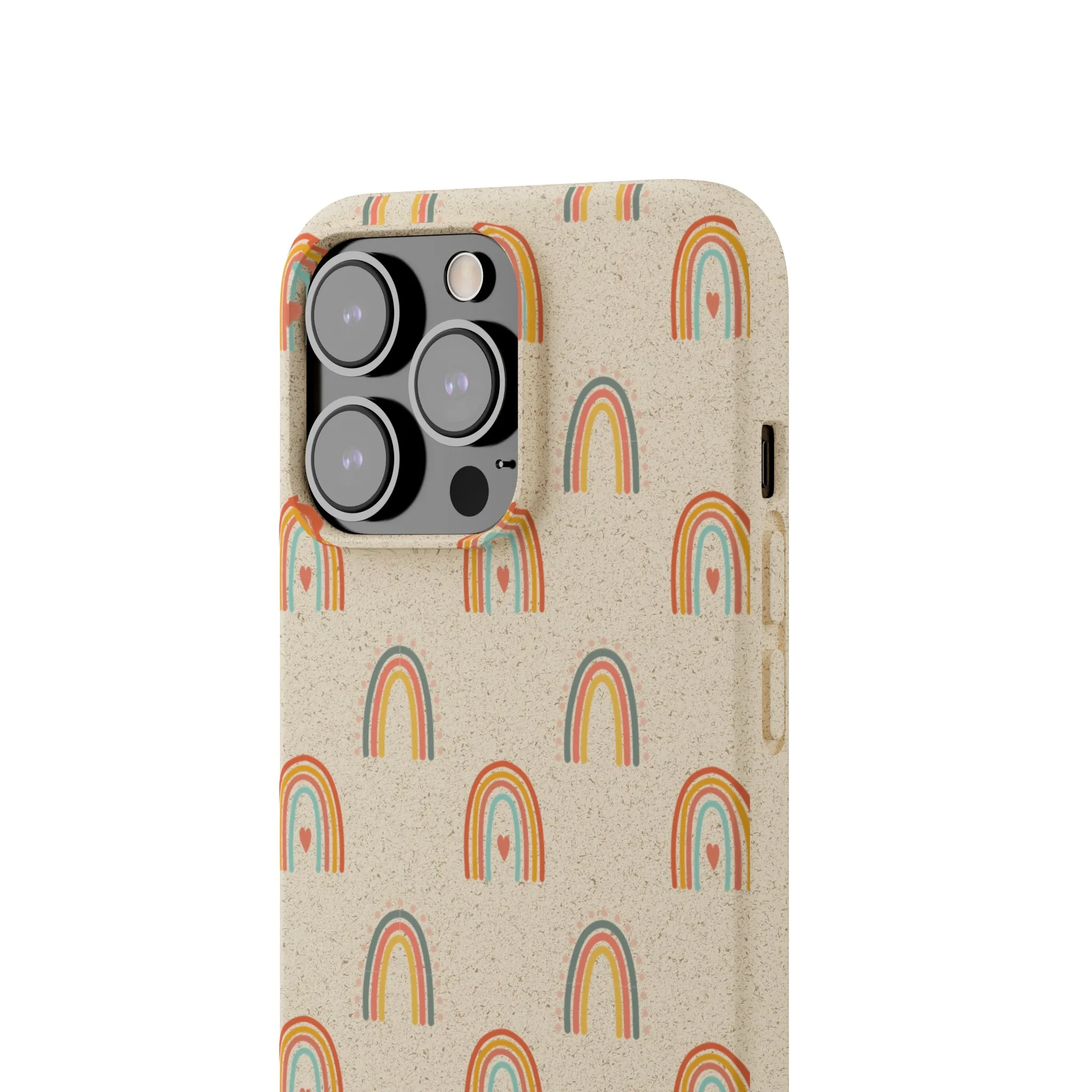 Biodegradable Cell Phone Case - Retro Rainbow