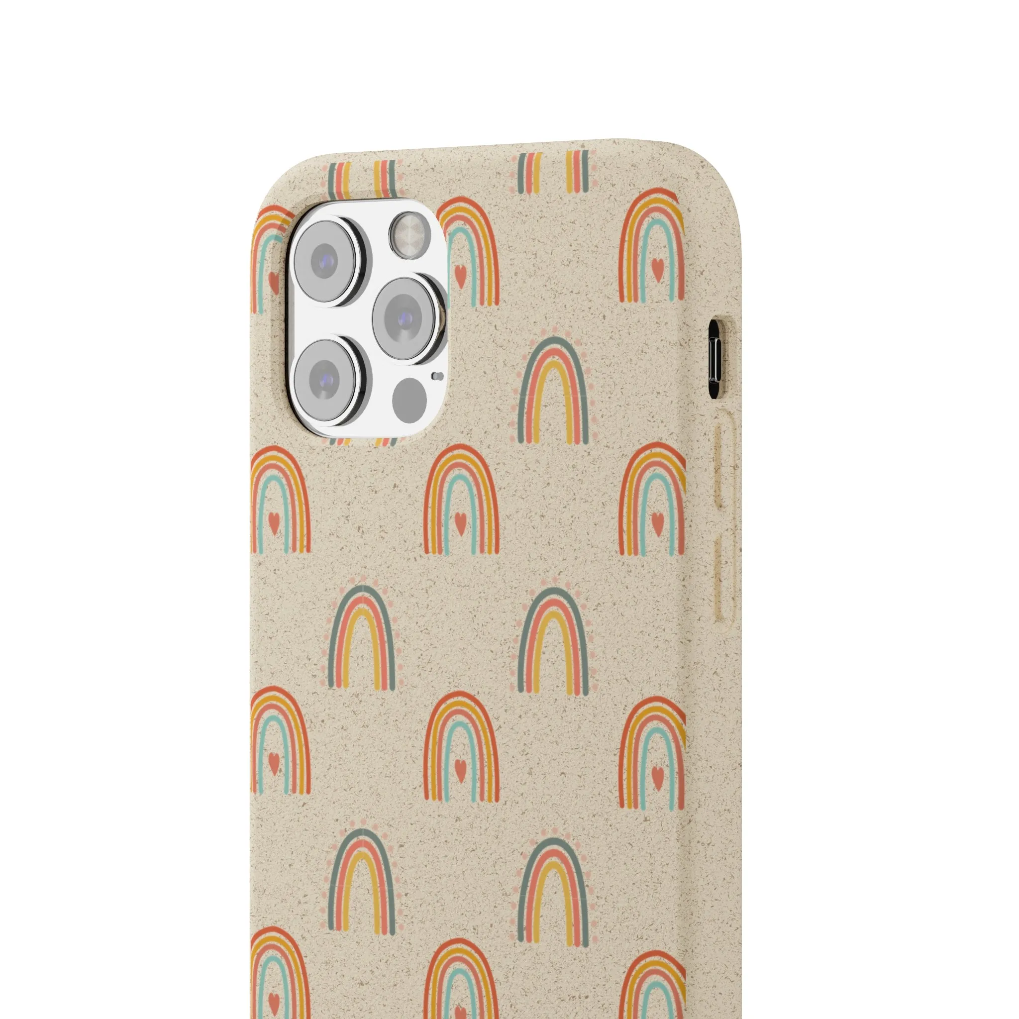 Biodegradable Cell Phone Case - Retro Rainbow