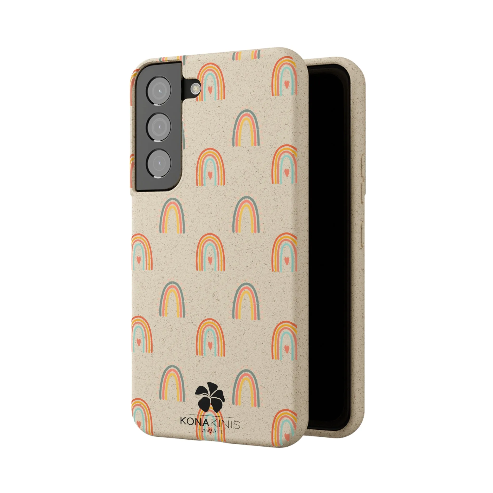 Biodegradable Cell Phone Case - Retro Rainbow