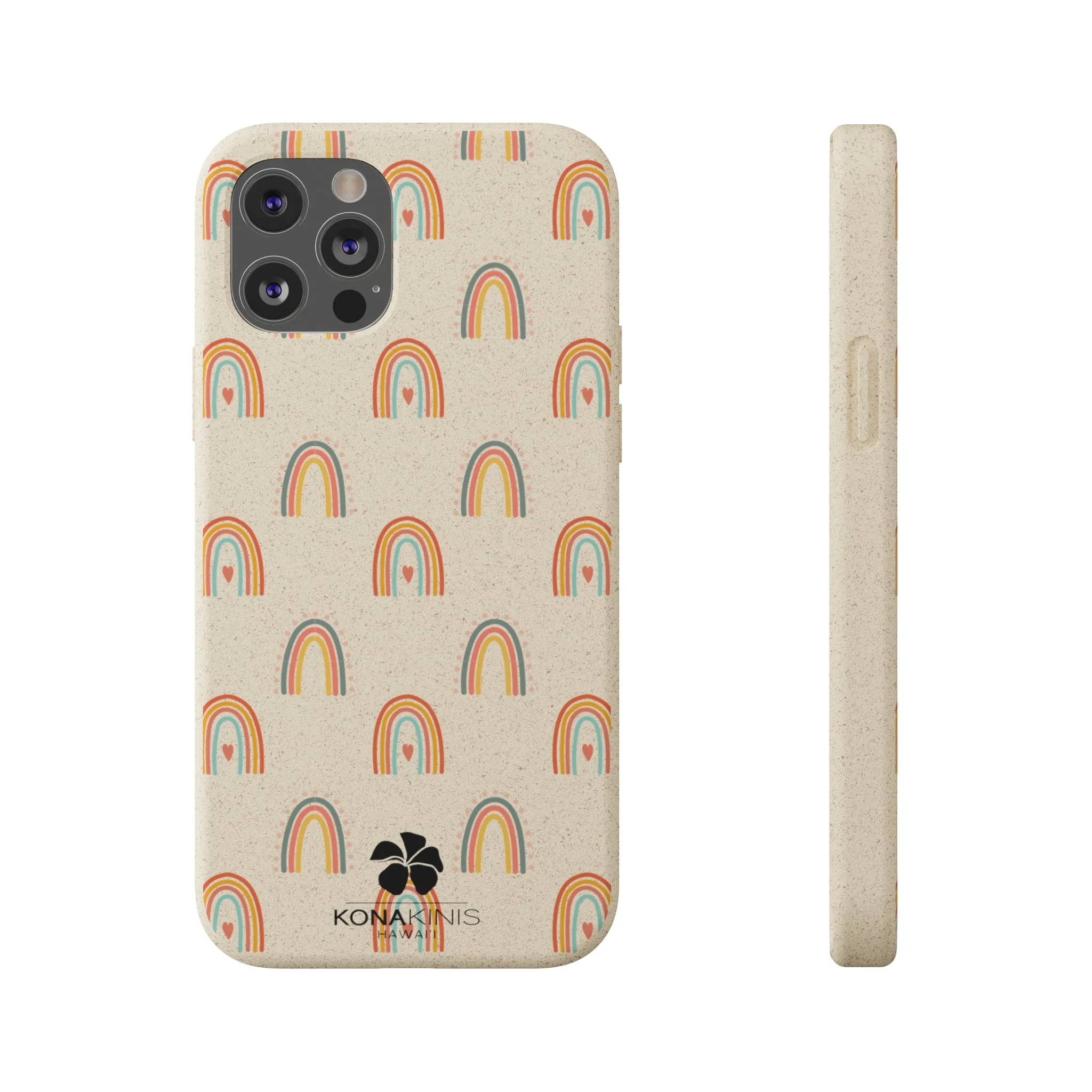 Biodegradable Cell Phone Case - Retro Rainbow