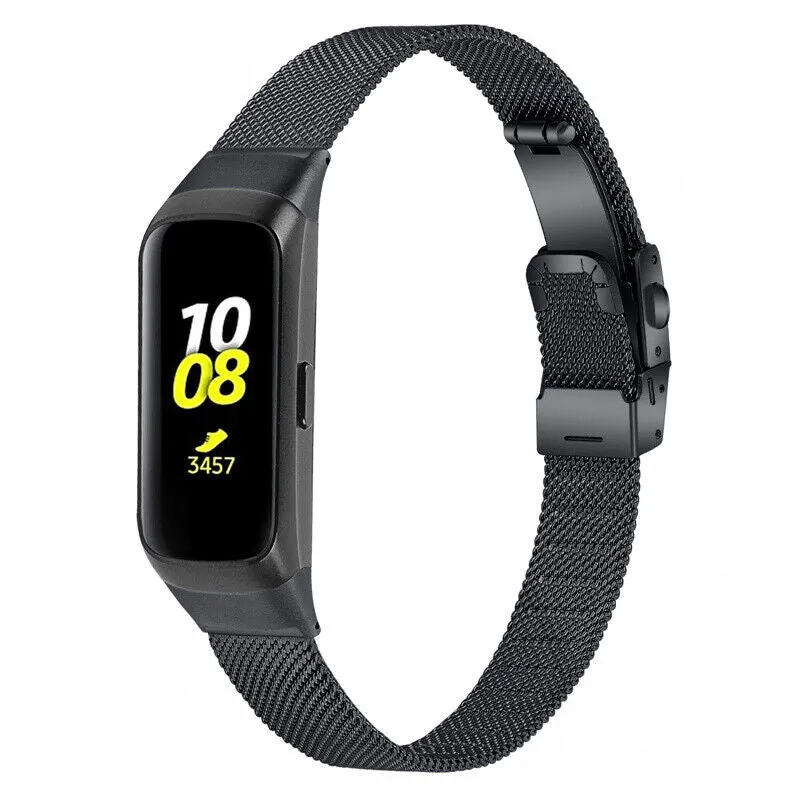 Black Metal Samsung Galaxy Fit Strap