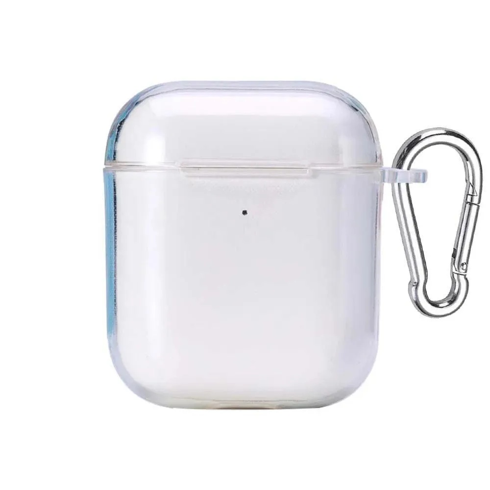 Candy Color AirPods Cover, Soft TPU Silicone Case, Anti-Drop & Dirt-Resistant, Keychain Attachment, Fits AirPods 1, 2, 3, Pro