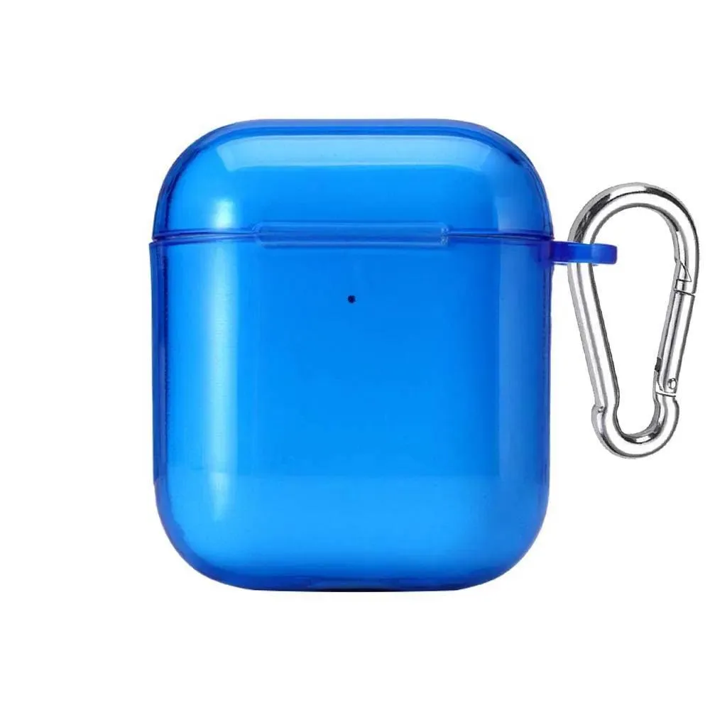 Candy Color AirPods Cover, Soft TPU Silicone Case, Anti-Drop & Dirt-Resistant, Keychain Attachment, Fits AirPods 1, 2, 3, Pro