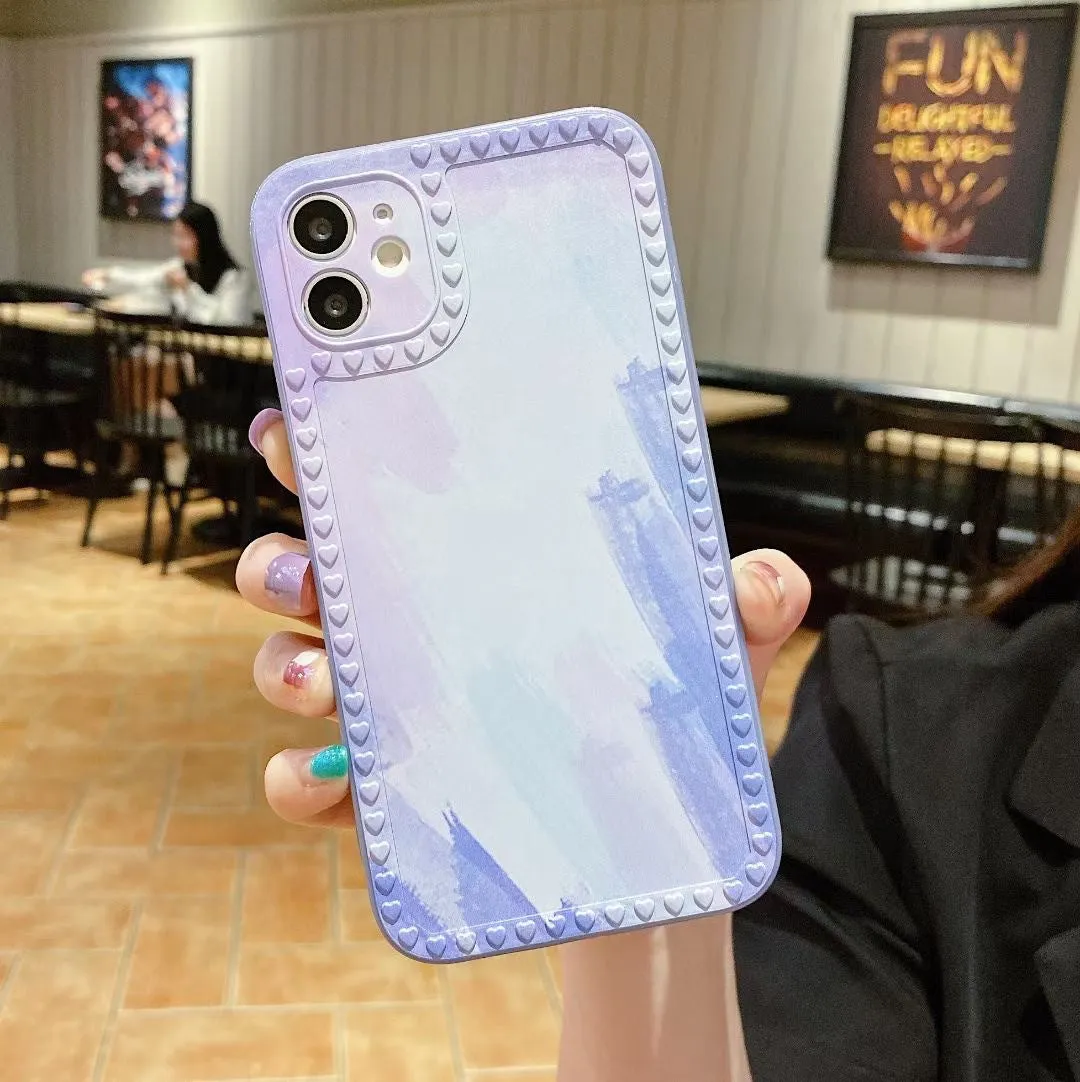 Cartoon Rainbow Chain Protective Cover For iphone12 13 Pro