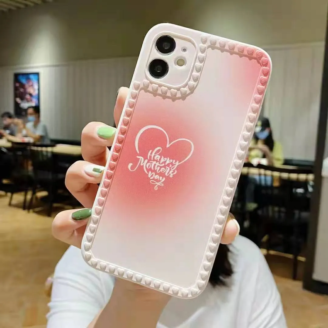 Cartoon Rainbow Chain Protective Cover For iphone12 13 Pro
