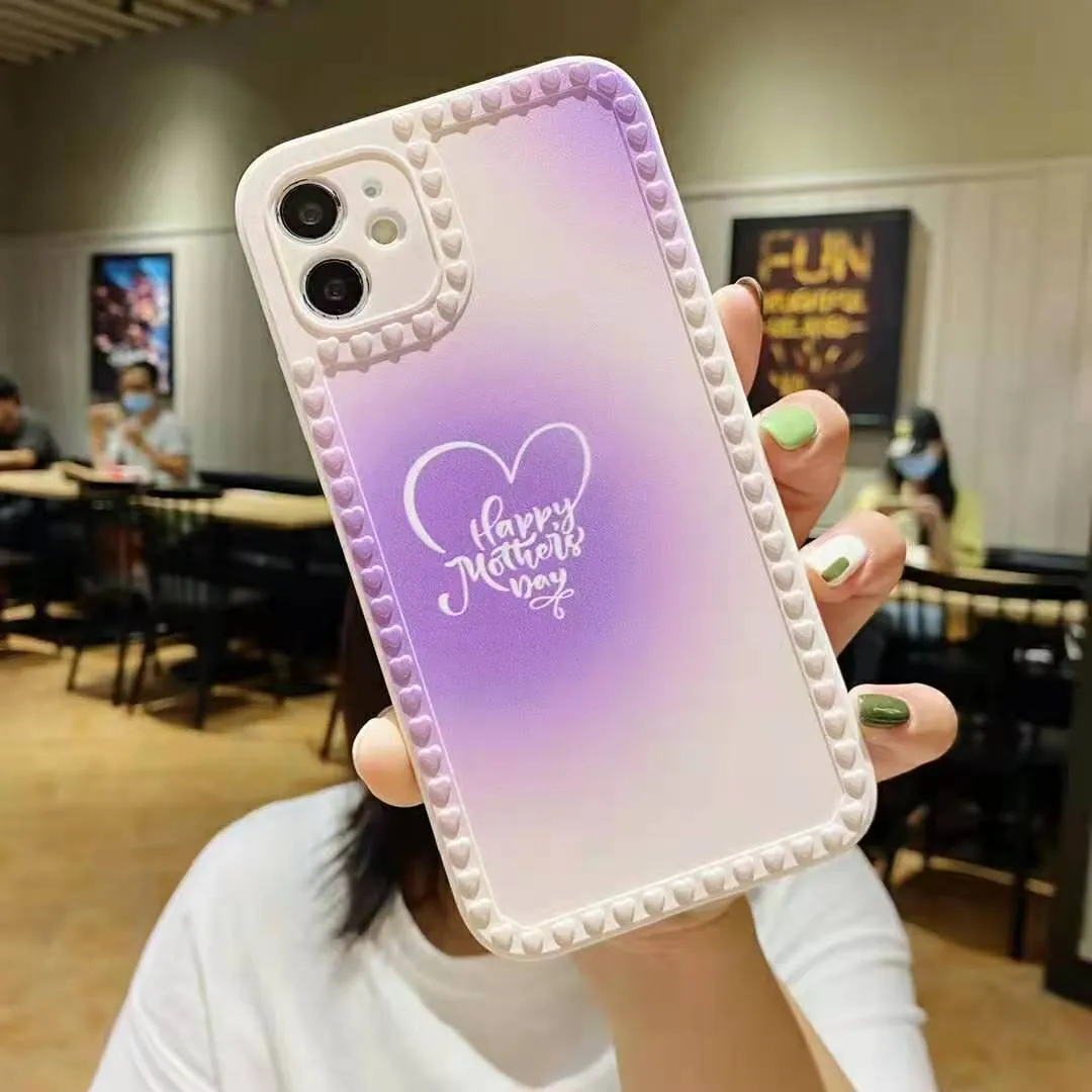 Cartoon Rainbow Chain Protective Cover For iphone12 13 Pro