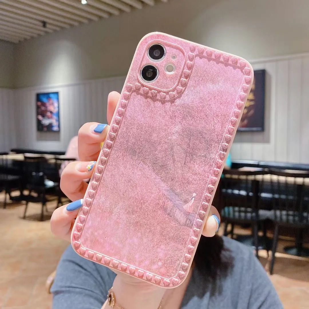 Cartoon Rainbow Chain Protective Cover For iphone12 13 Pro