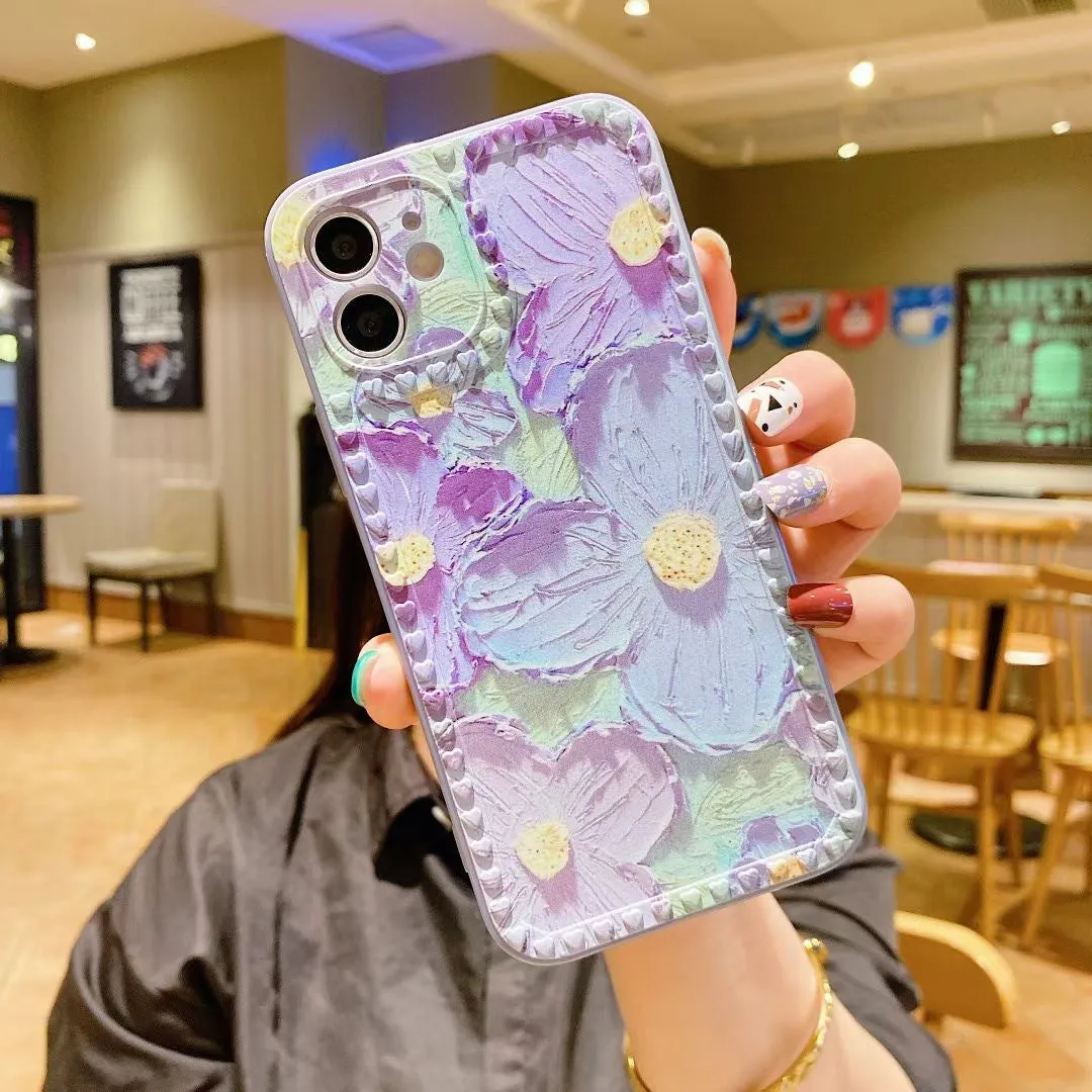 Cartoon Rainbow Chain Protective Cover For iphone12 13 Pro