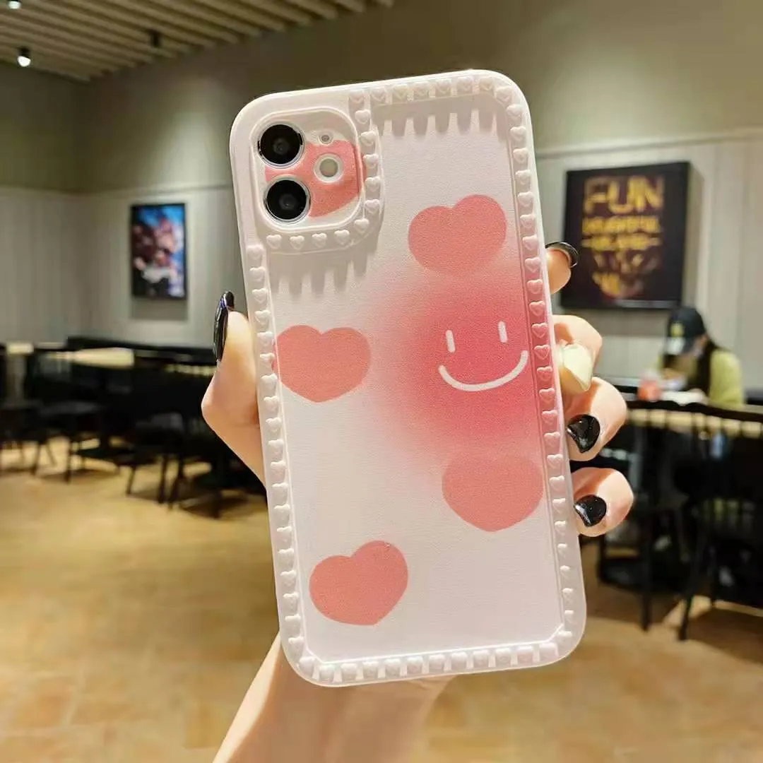 Cartoon Rainbow Chain Protective Cover For iphone12 13 Pro