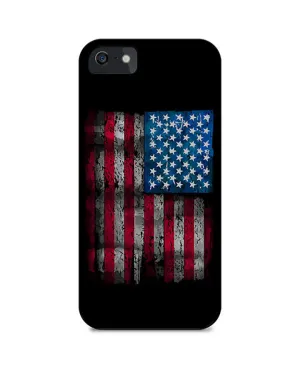 Country Girl¨ Phone Case Distressed Flag on Black