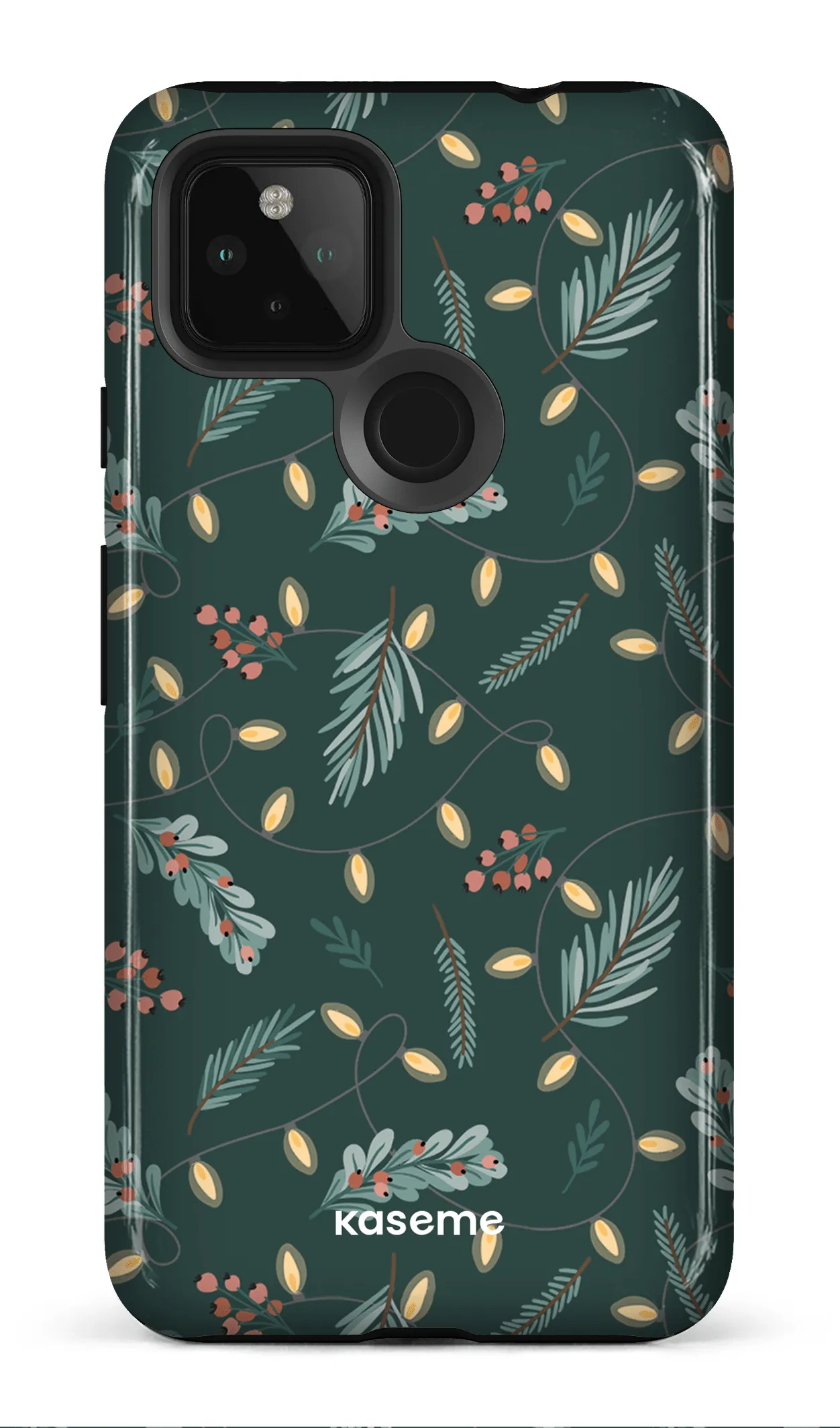 Cozy winter night green