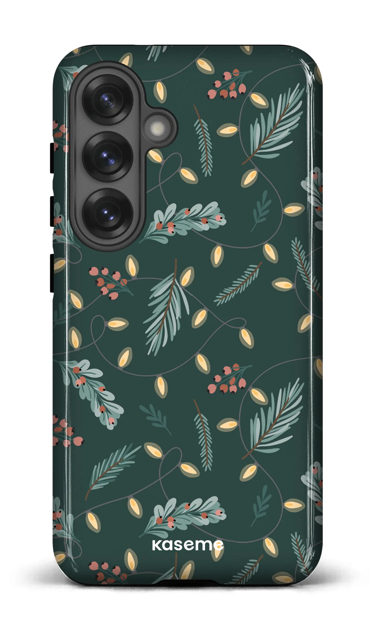 Cozy winter night green