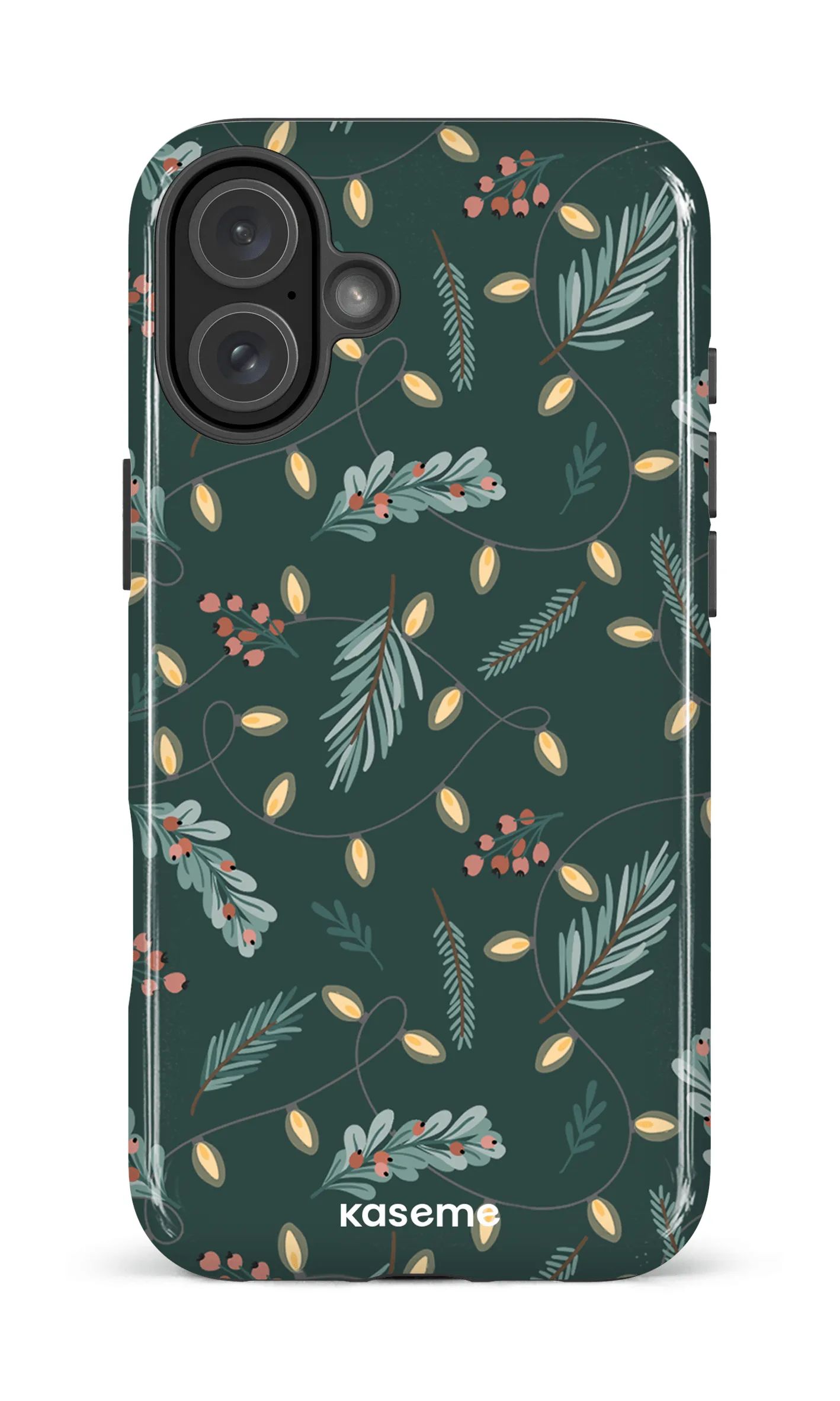 Cozy winter night green