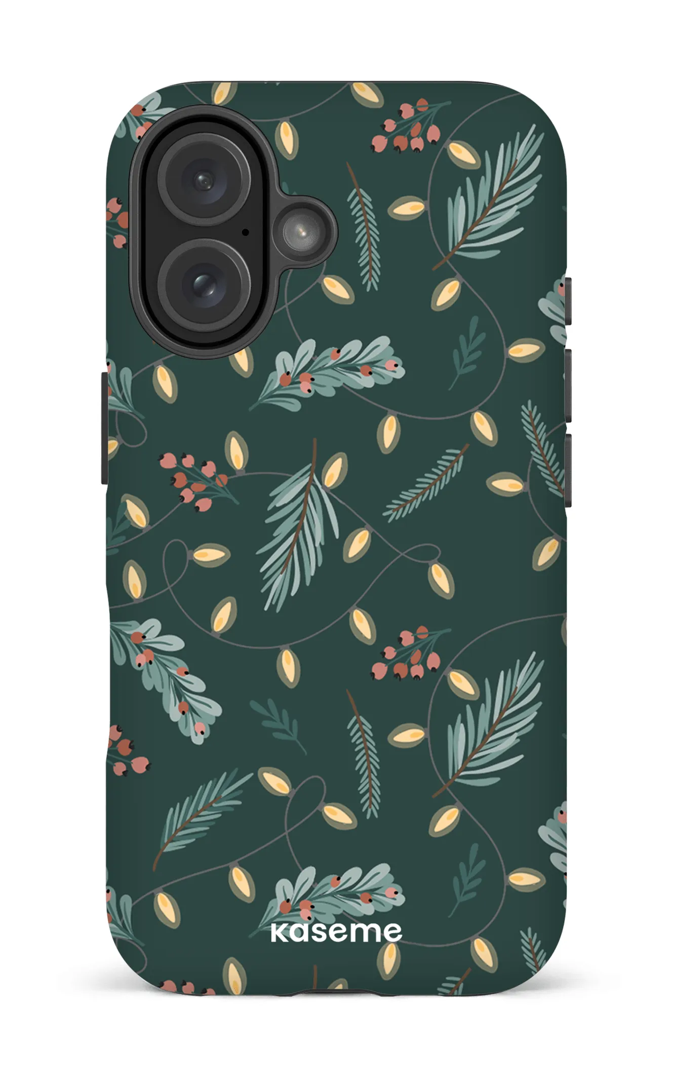 Cozy winter night green