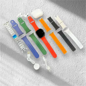 Crown 10 1 Ultra 2 Smart Watch – Premium Multi-Accessory Wearable