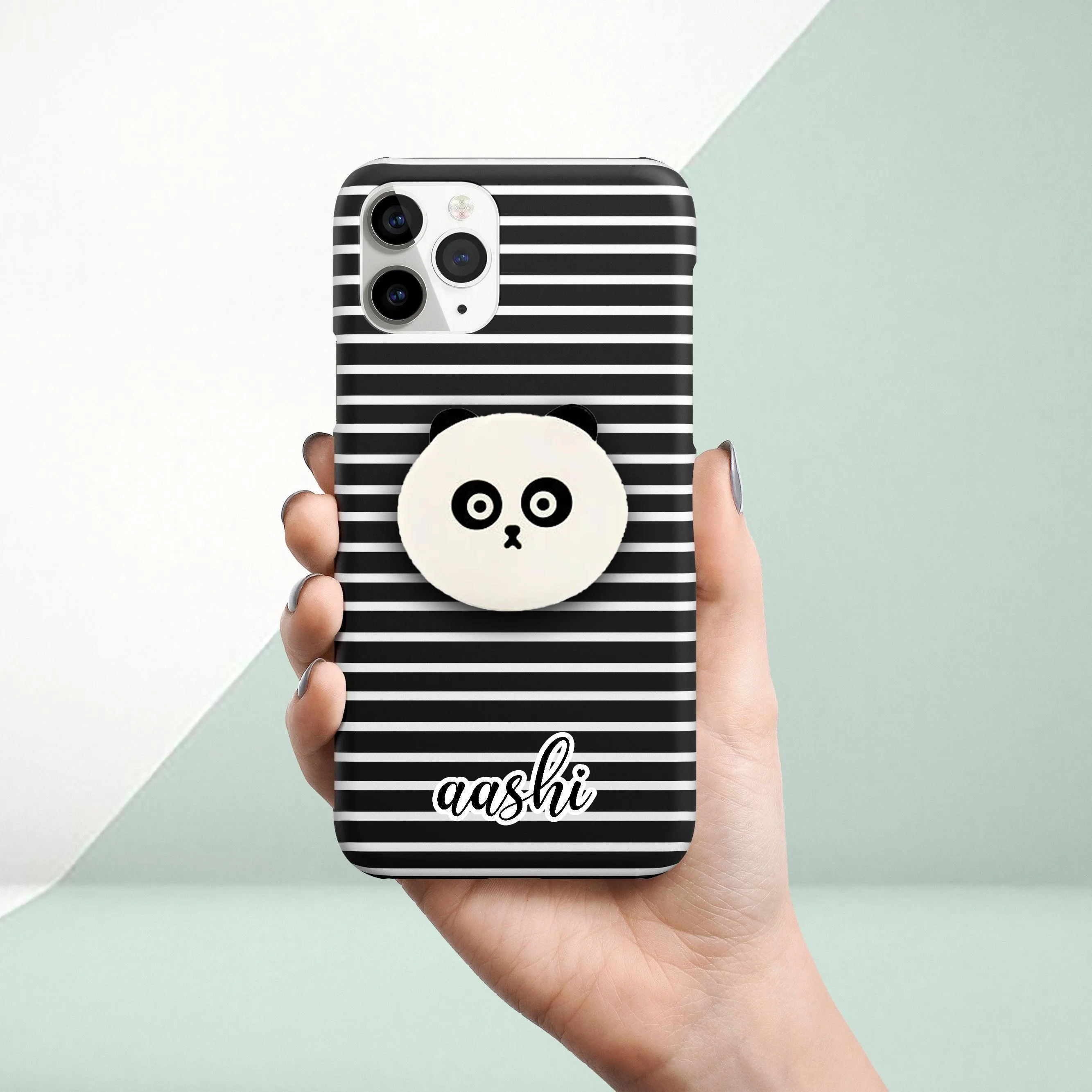 Customized Cute Panda Love Phone Covers Cases