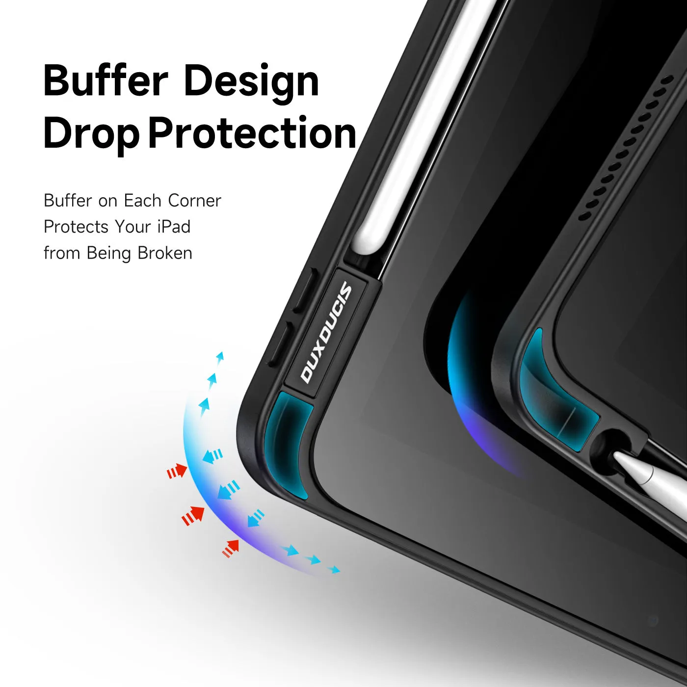 DUX DUCIS Magi Detachable Smart Case for Apple iPad 10.9" (10th Gen. 2022) Black