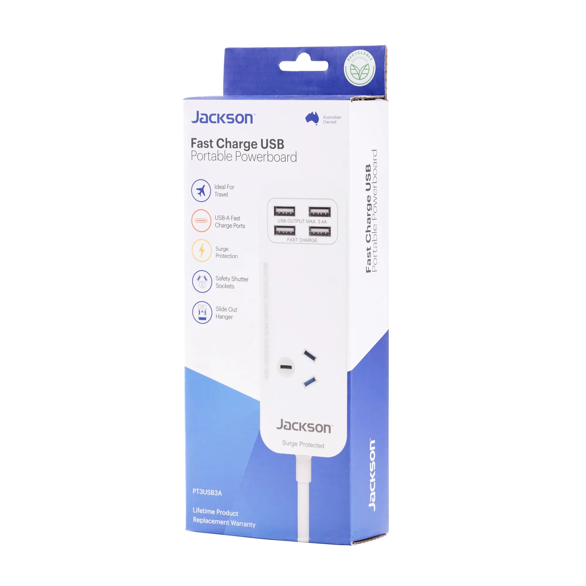 Fast Charge USB Portable Powerboard