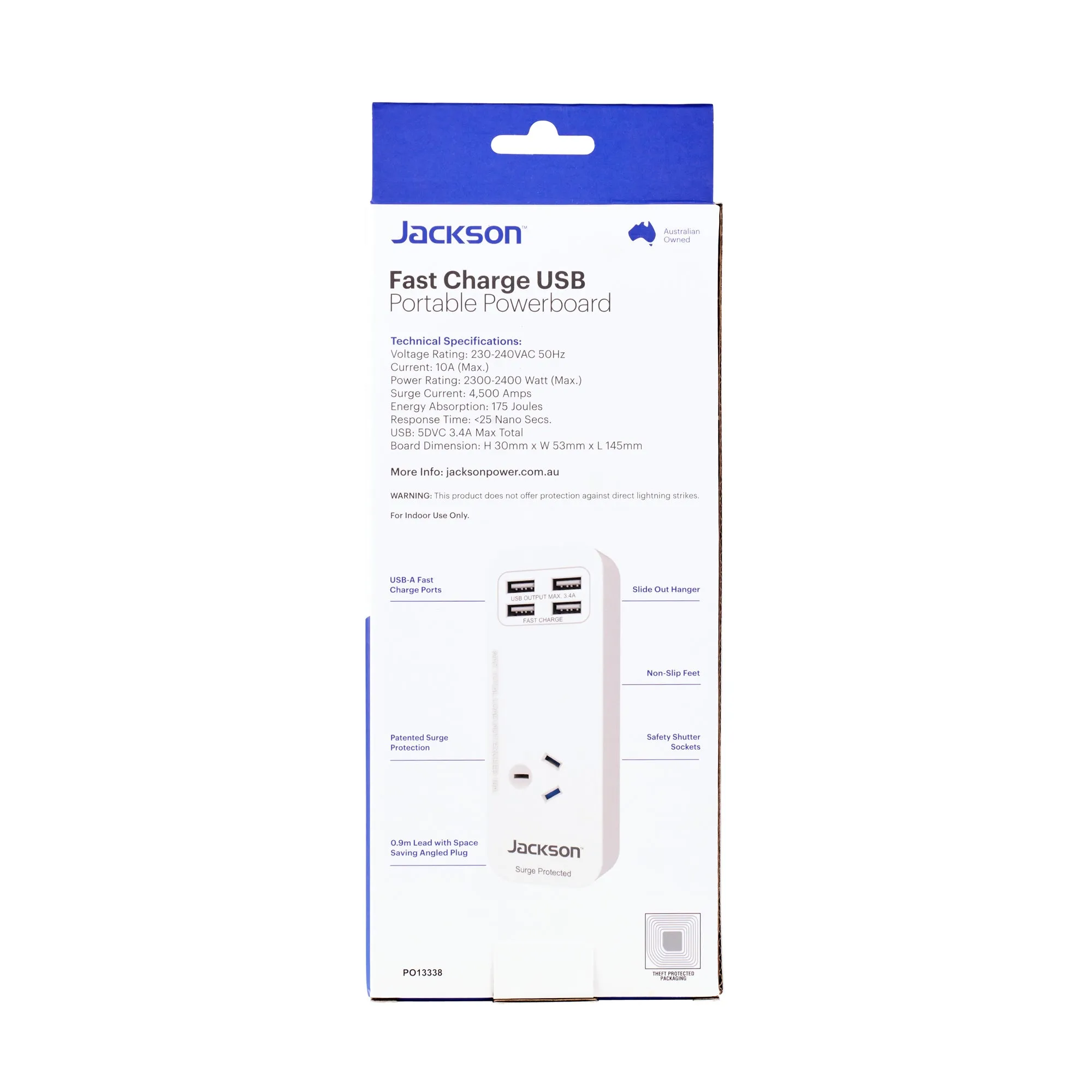 Fast Charge USB Portable Powerboard