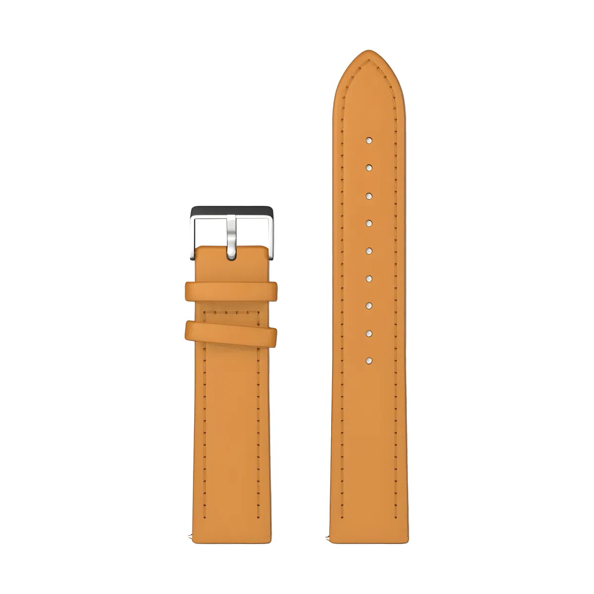 Flame Orange Leather Band for Health Smartwatch 3