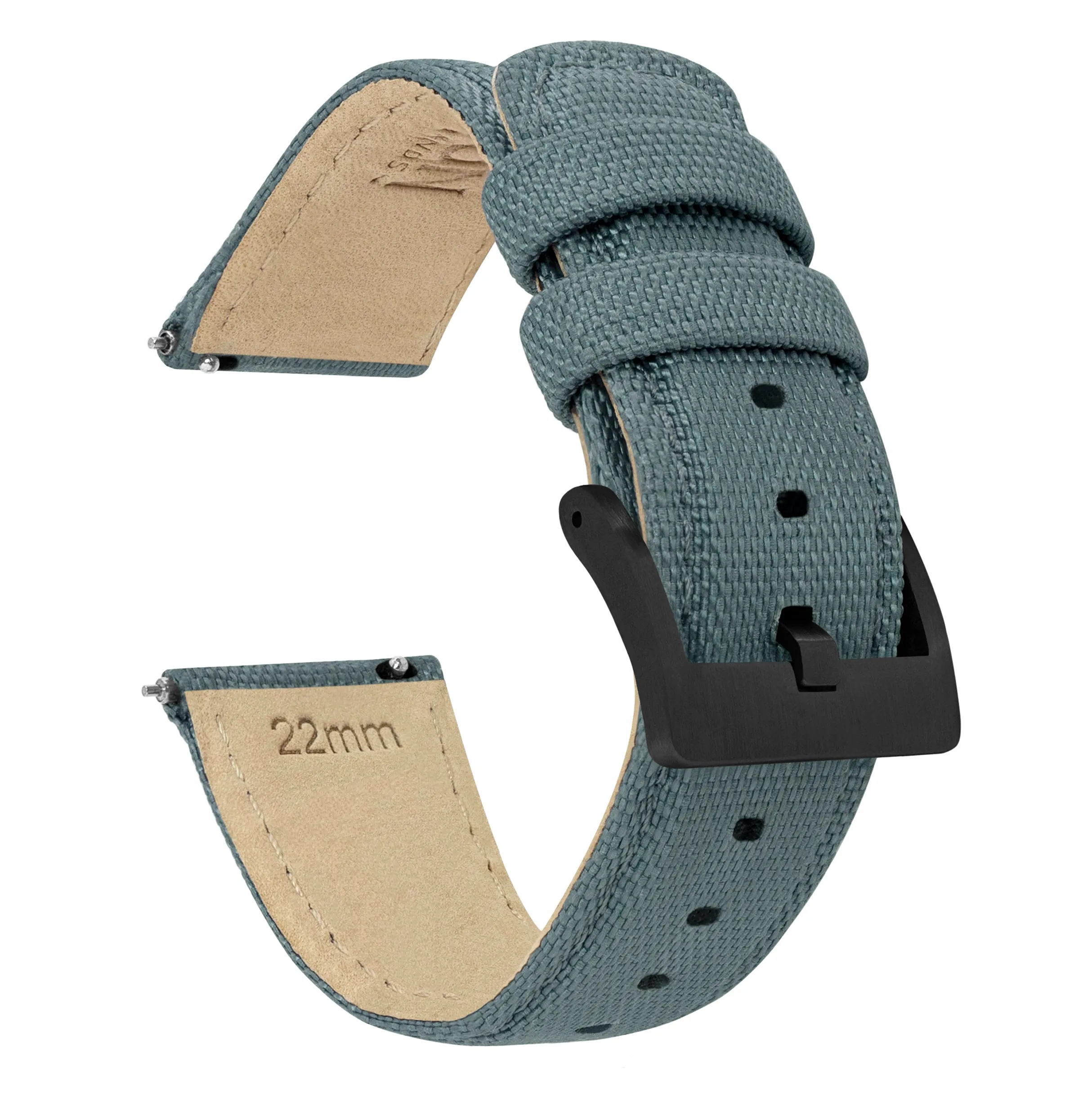 Fossil Sport Sailcloth Quick Release Slate Grey Watch Band