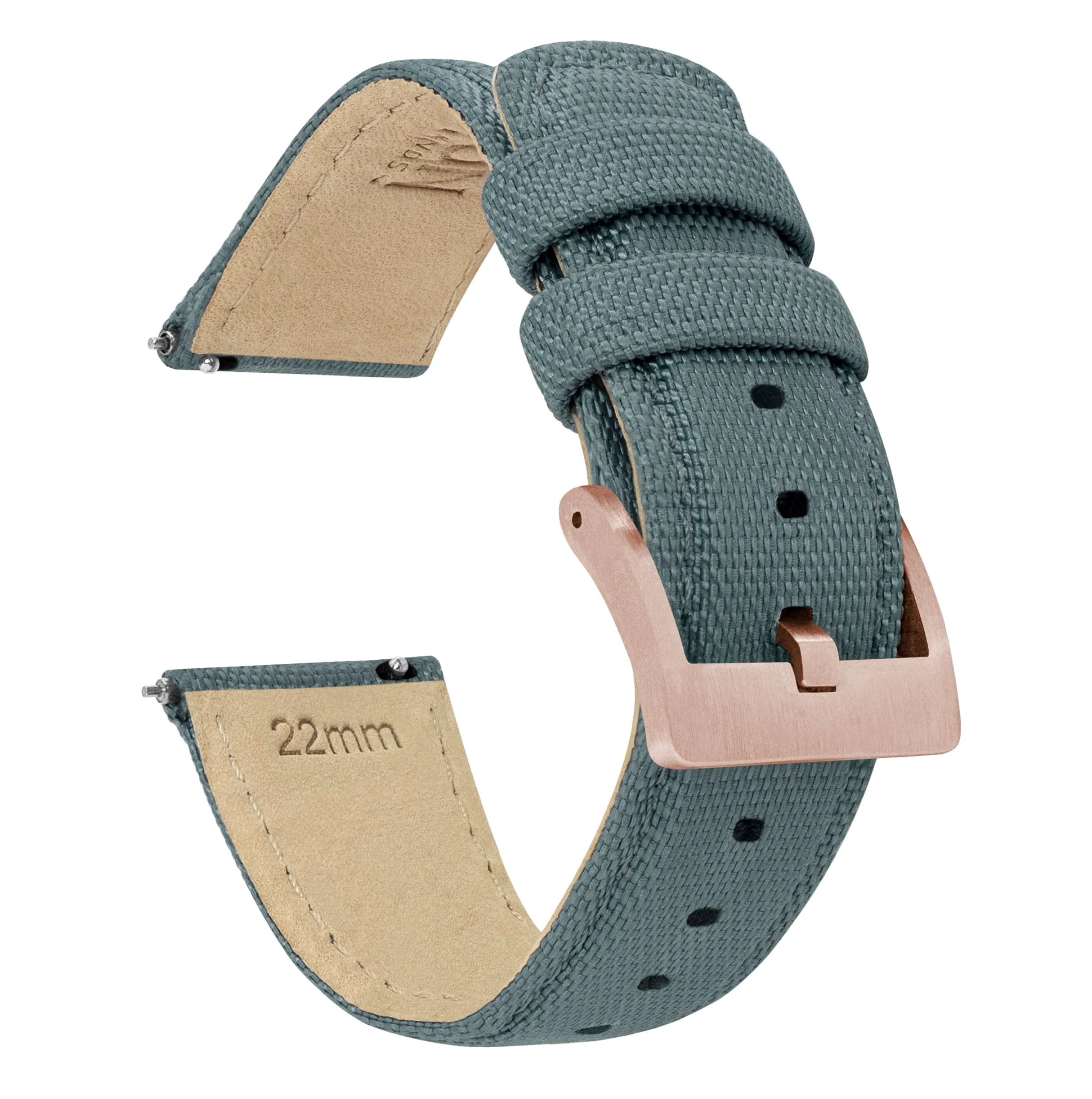 Fossil Sport Sailcloth Quick Release Slate Grey Watch Band