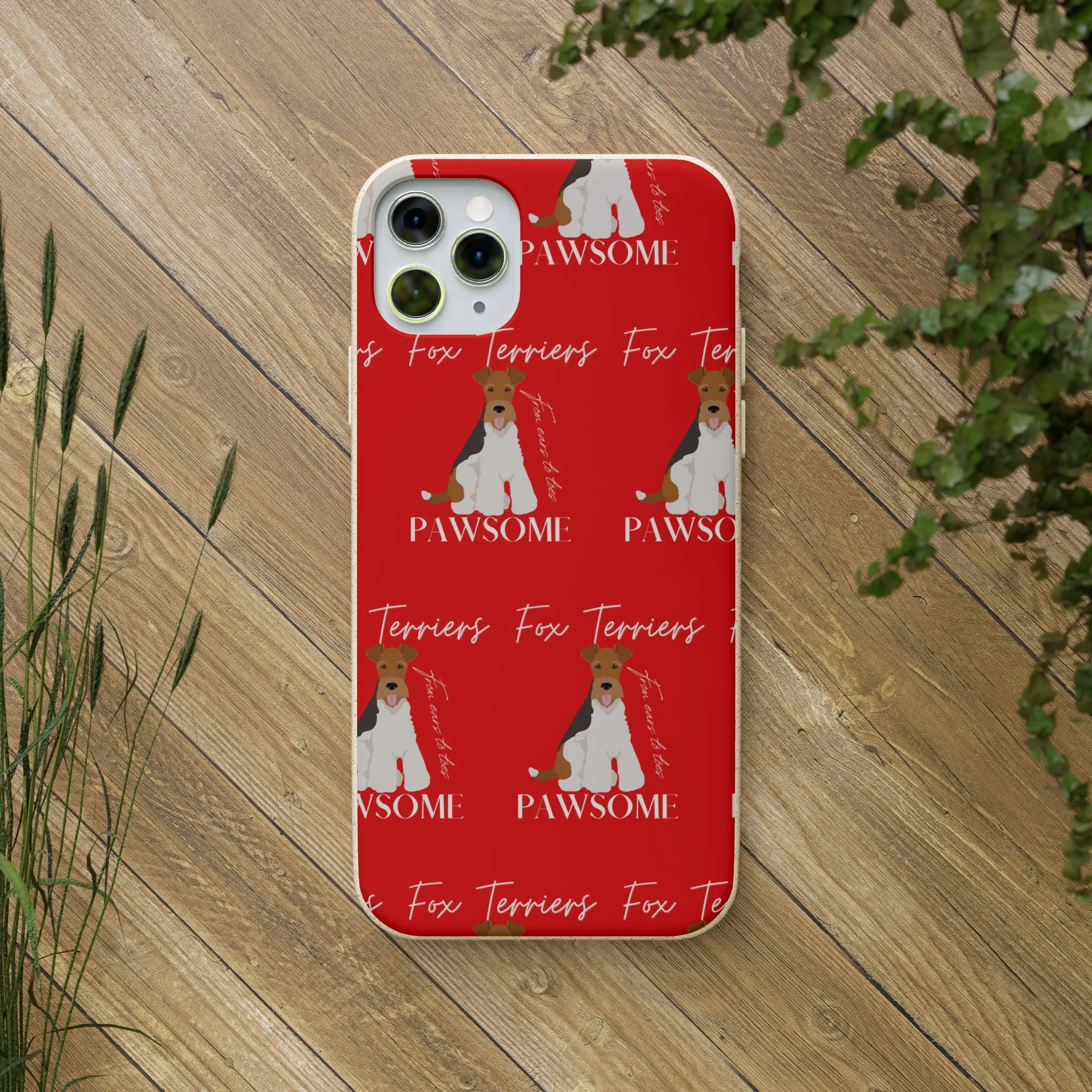 Fox Terrier, Biodegradable IPhone Case