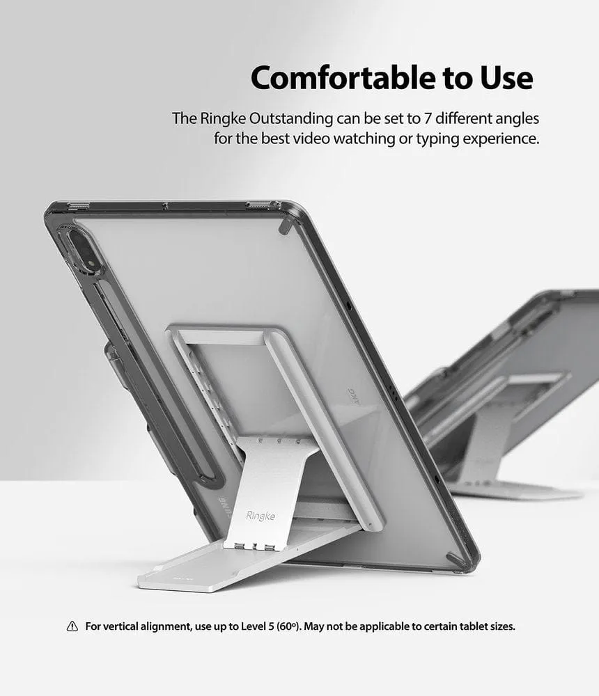 Galaxy Tab S7 / S8 Fusion Smoke Black Case with Stand By Ringke