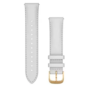 Garmin Quick Release Accessory Band 20 mm White Silicone Stainless Hardware Watch Bands - 010-12924-28