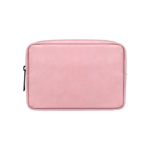 Genuine Leather Clutch Wallet Cell Phone Purse-Pink
