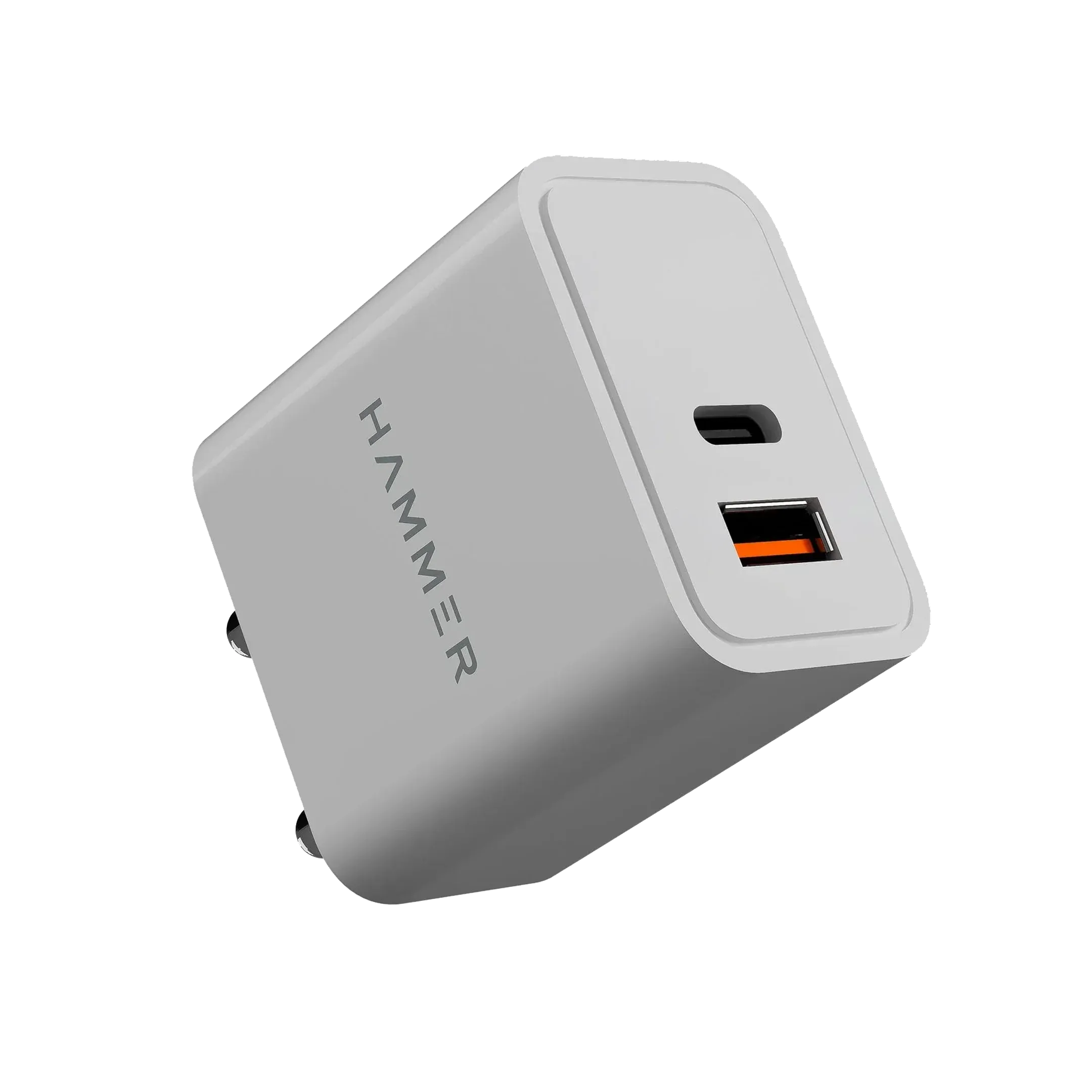 Hammer 20W Dual Port USB & Type C PD Fast Charger Adapter
