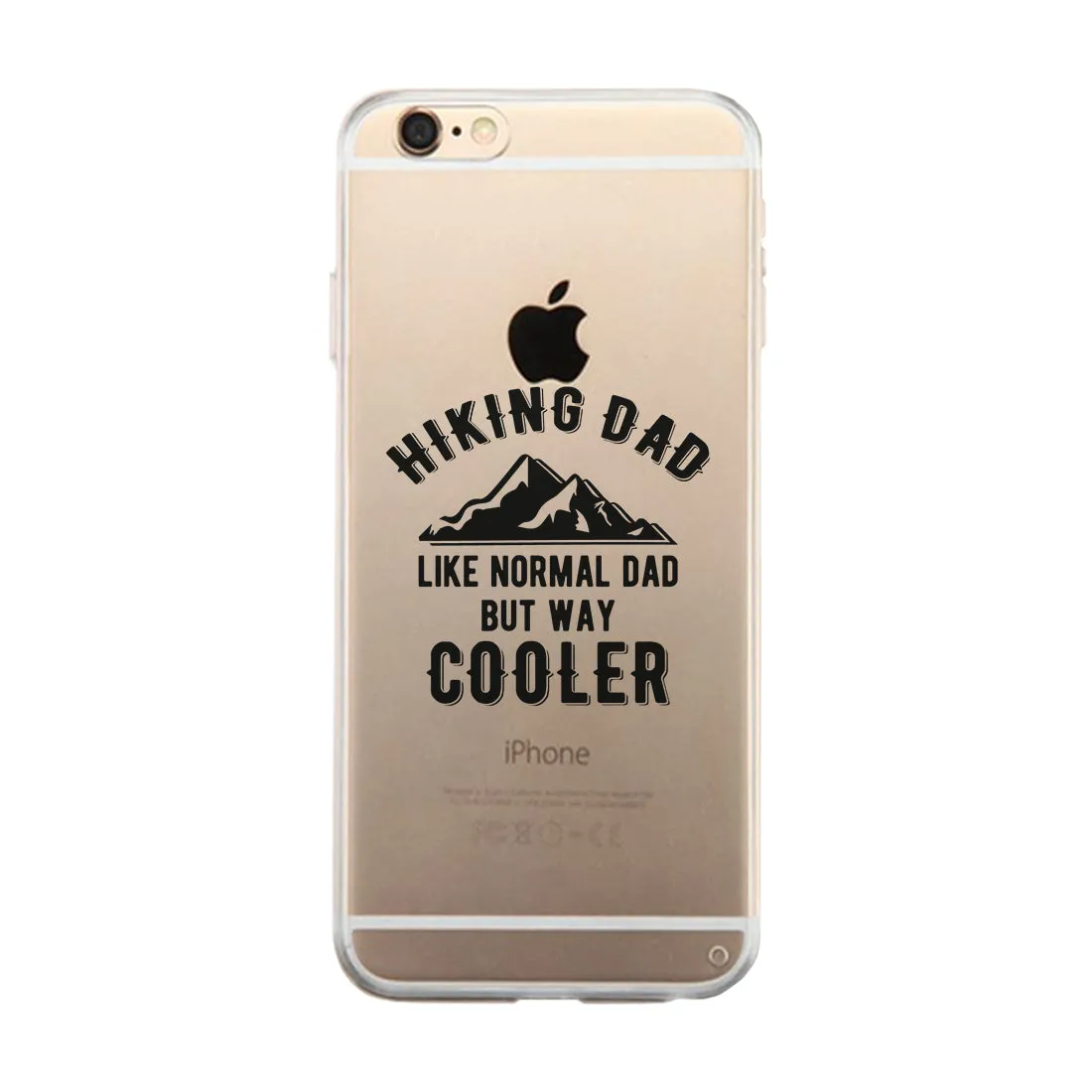 Hiking Dad Clear Case Sweet Thoughtful Energetic For Amazing Dads