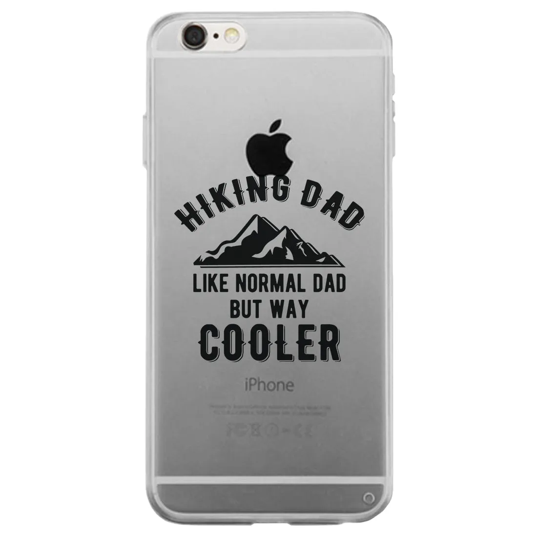 Hiking Dad Clear Case Sweet Thoughtful Energetic For Amazing Dads