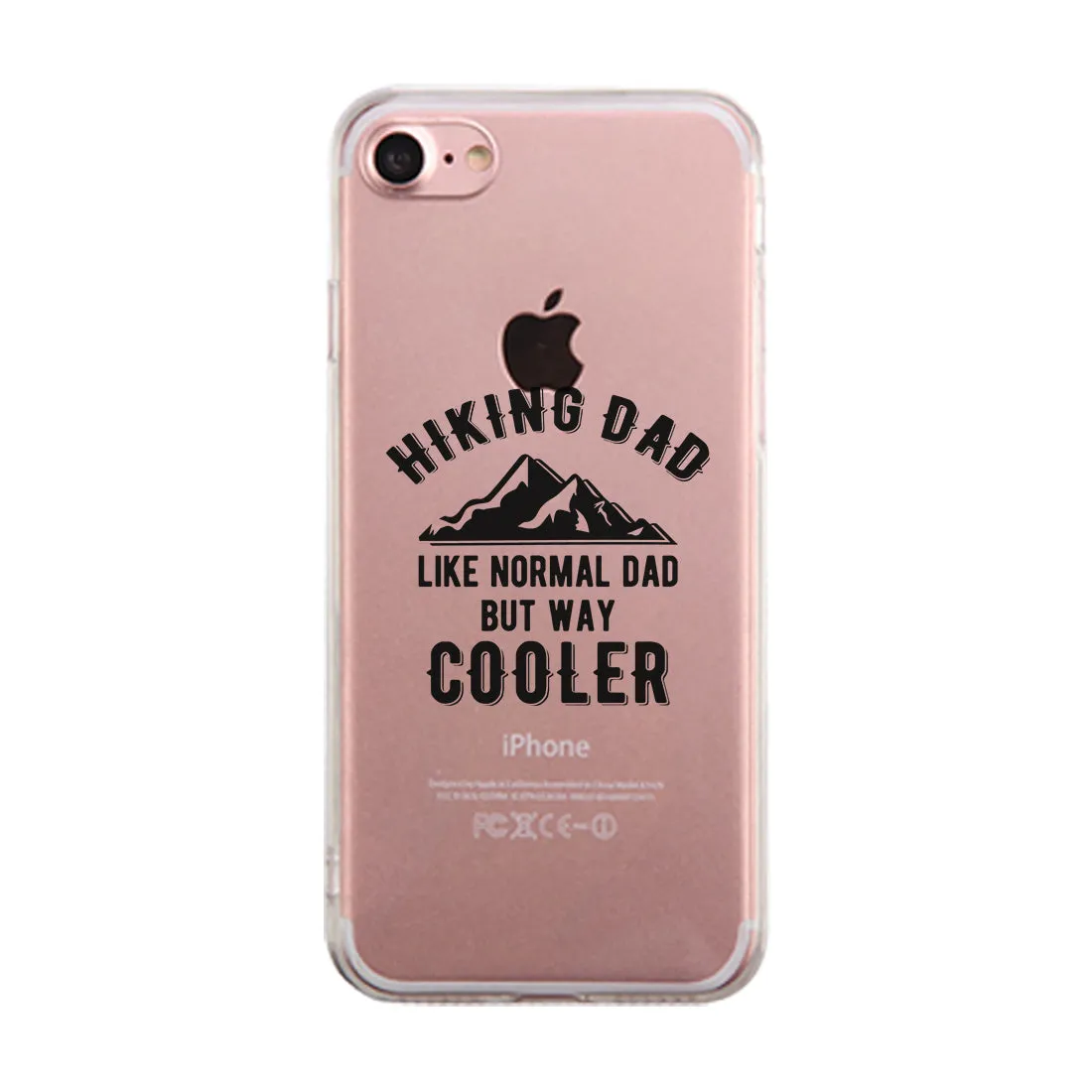 Hiking Dad Clear Case Sweet Thoughtful Energetic For Amazing Dads