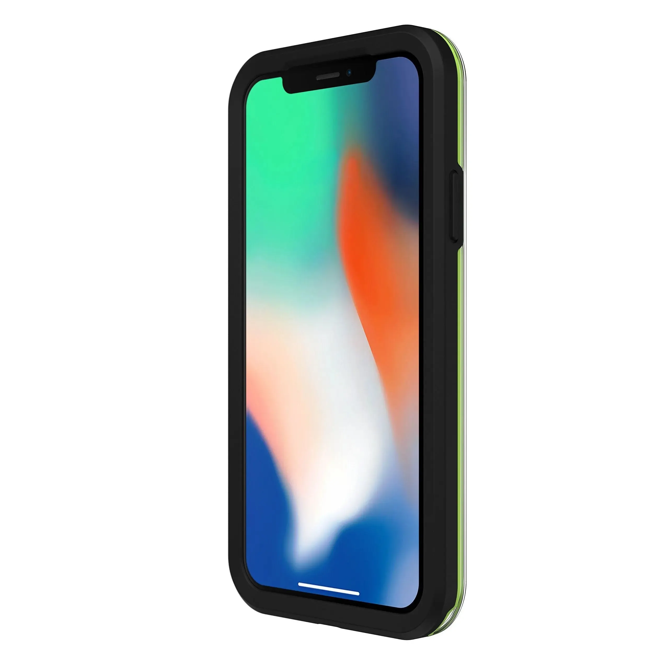 Lifeproof Slam Drop Proof Clear Protective Case For iPhone X/XS Green