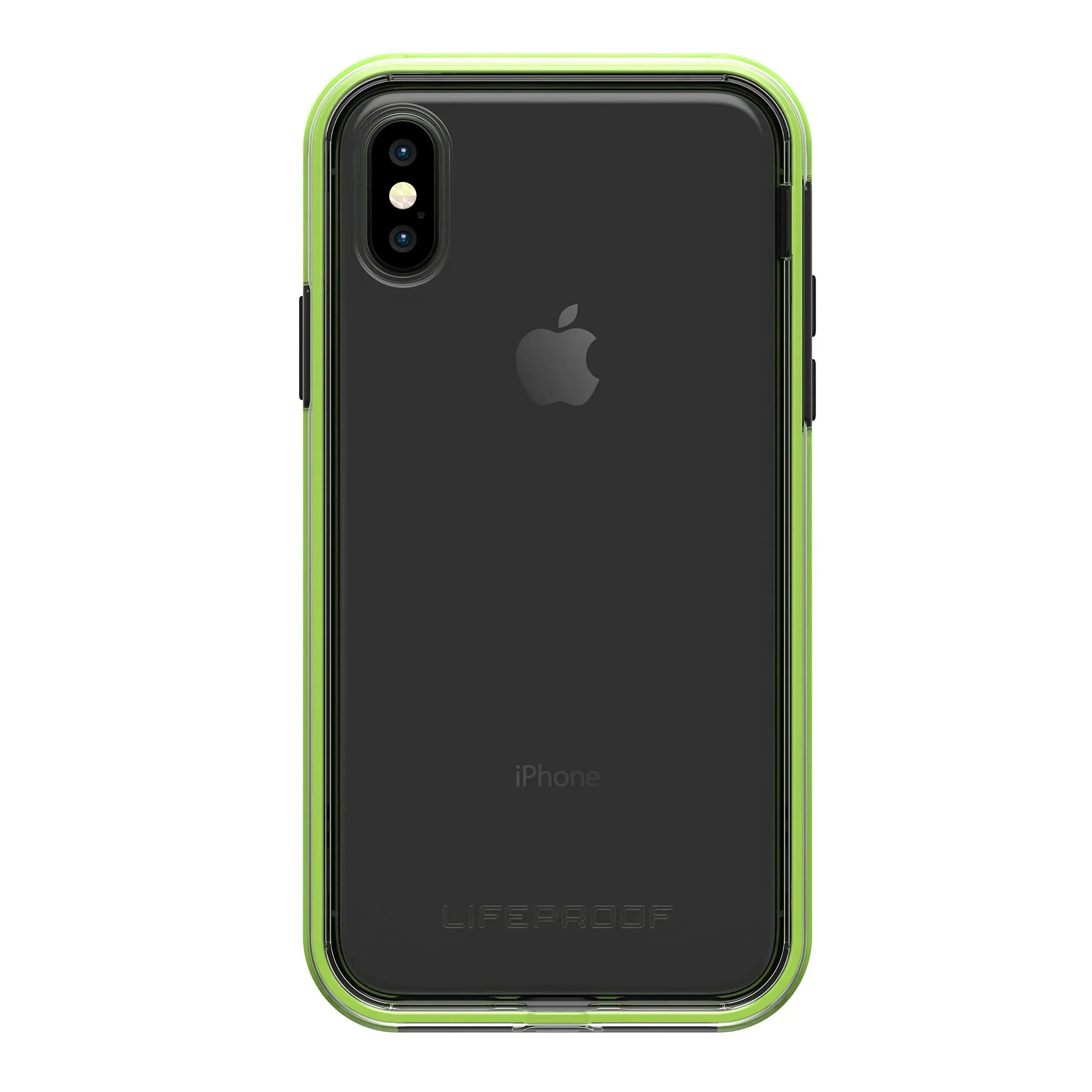 Lifeproof Slam Drop Proof Clear Protective Case For iPhone X/XS Green