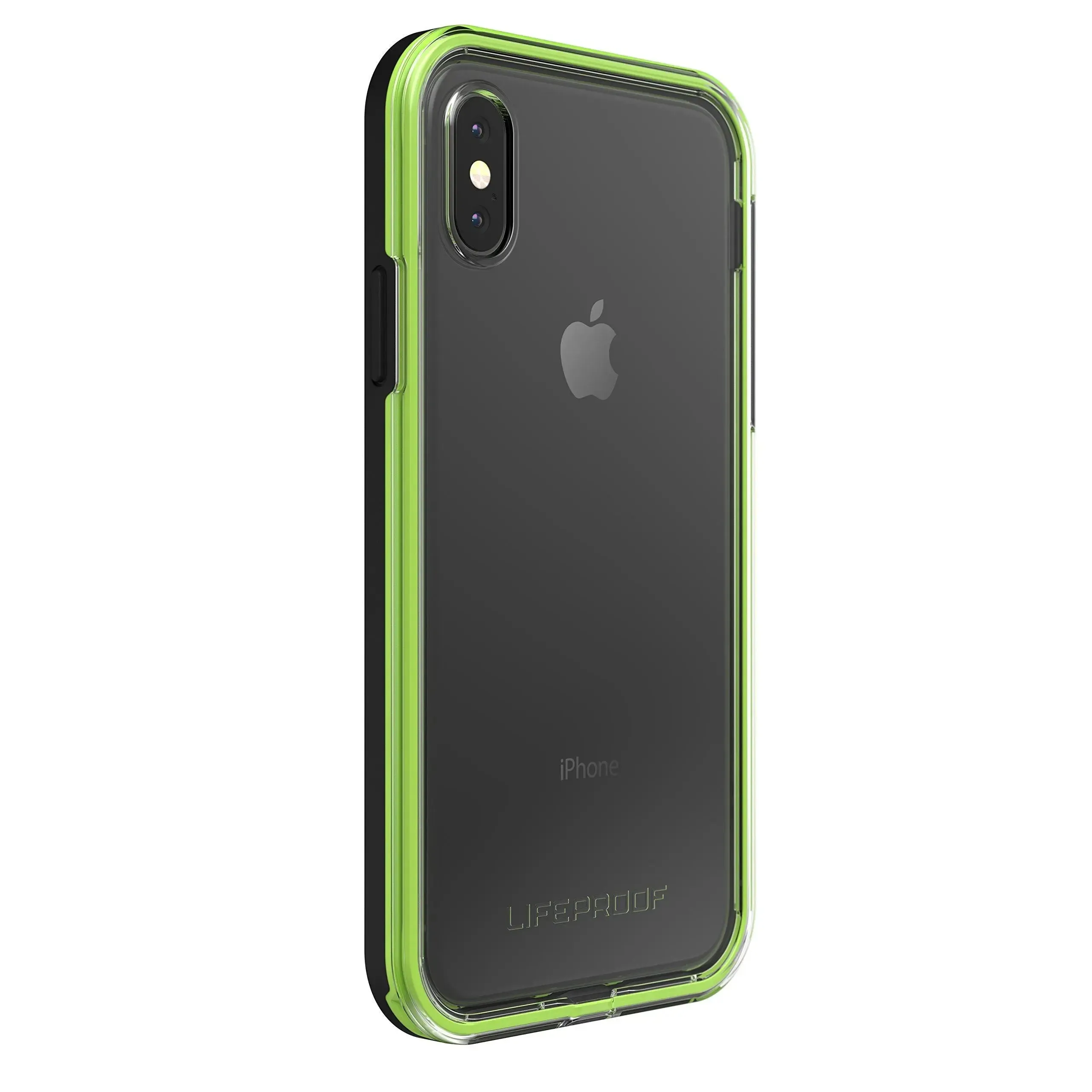 Lifeproof Slam Drop Proof Clear Protective Case For iPhone X/XS Green