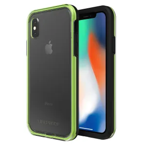 Lifeproof Slam Drop Proof Clear Protective Case For iPhone X/XS Green
