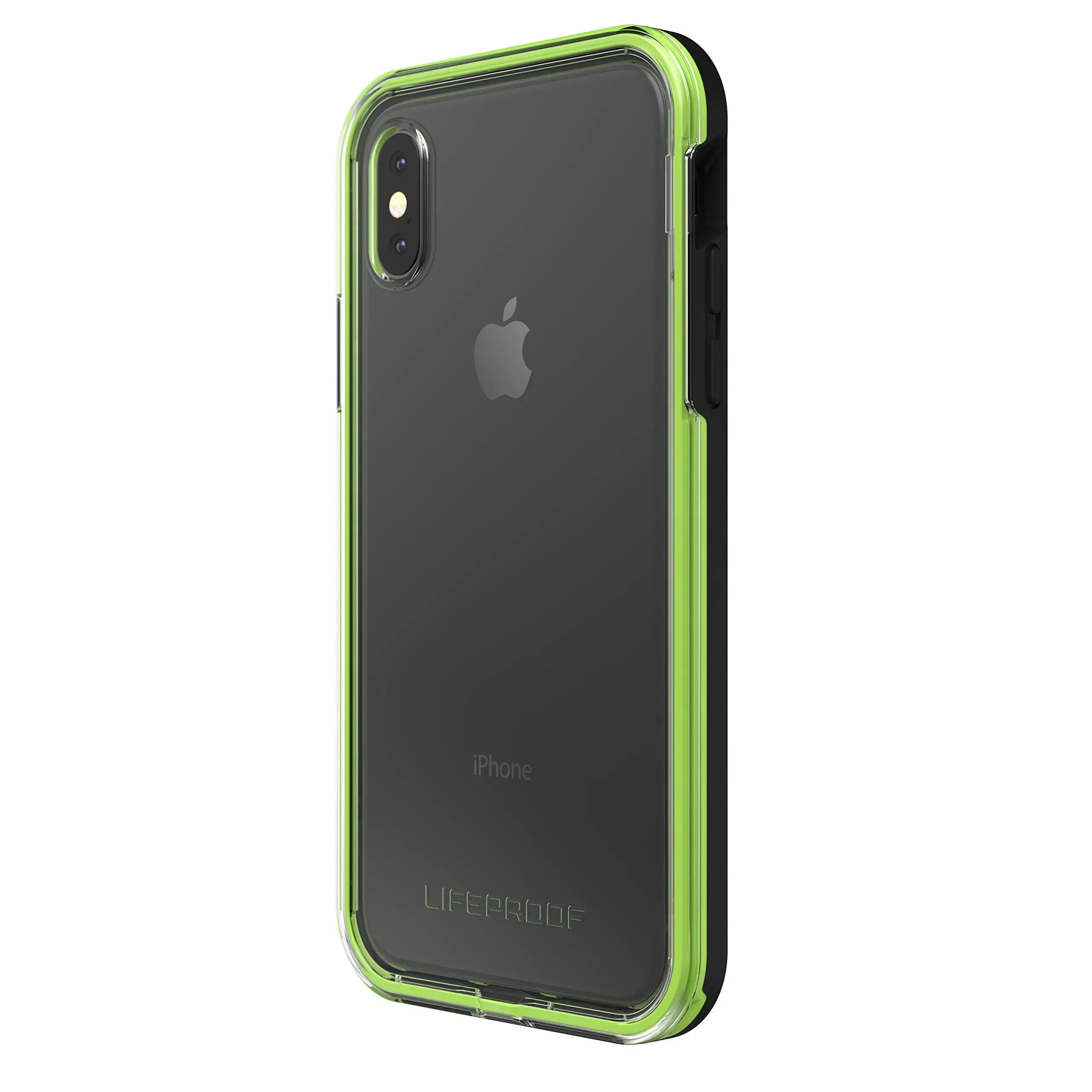 Lifeproof Slam Drop Proof Clear Protective Case For iPhone X/XS Green