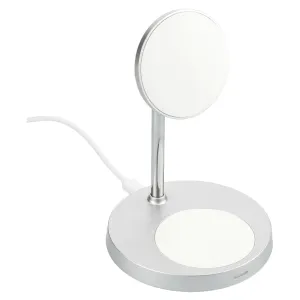 MagClick™ Dual Fast Wireless Charging Stand w/Base