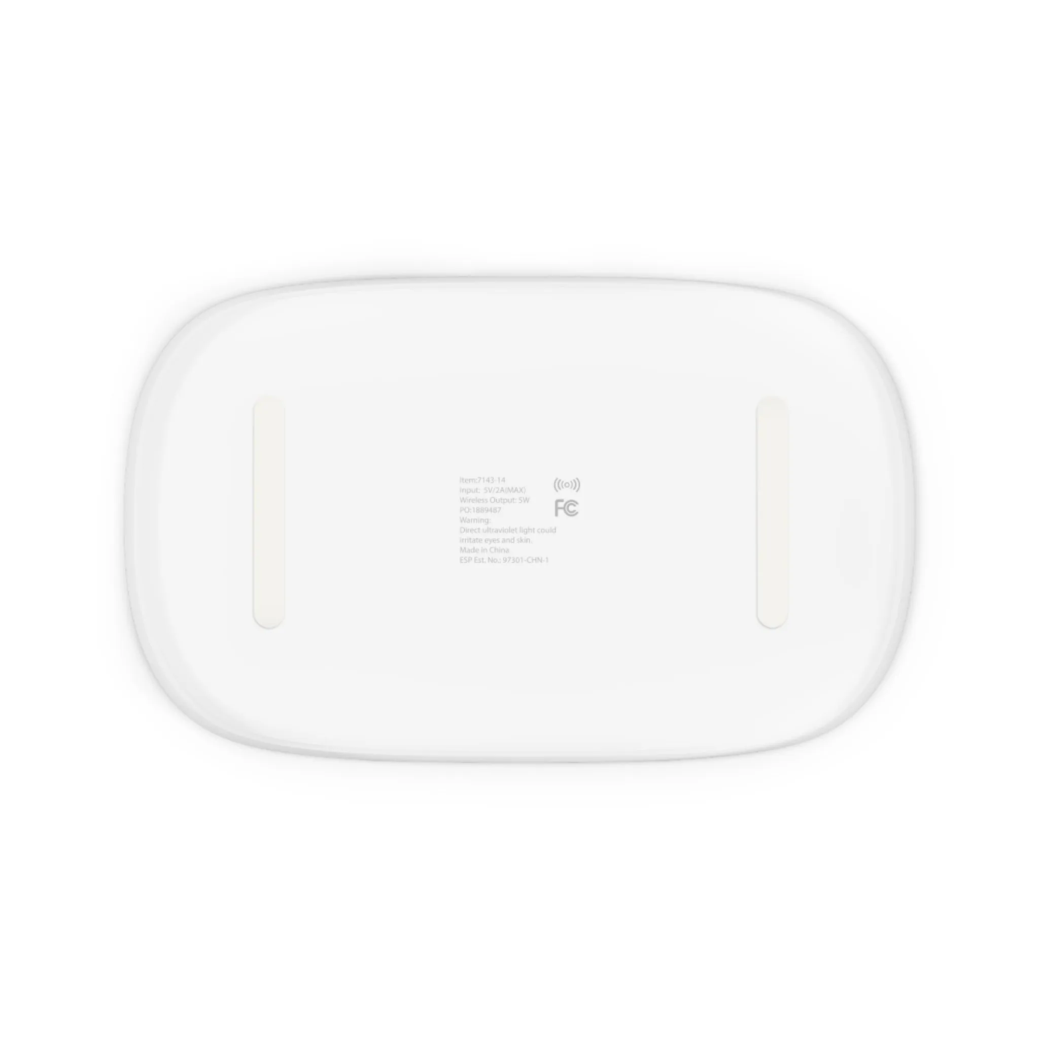 Modern cityscape UV Phone Sanitizer and Wireless Charging Pad