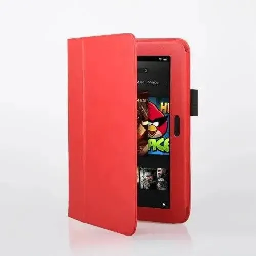 MOFRED Red Case for 6" Kindle Tablet, with screen protector & stylus, New