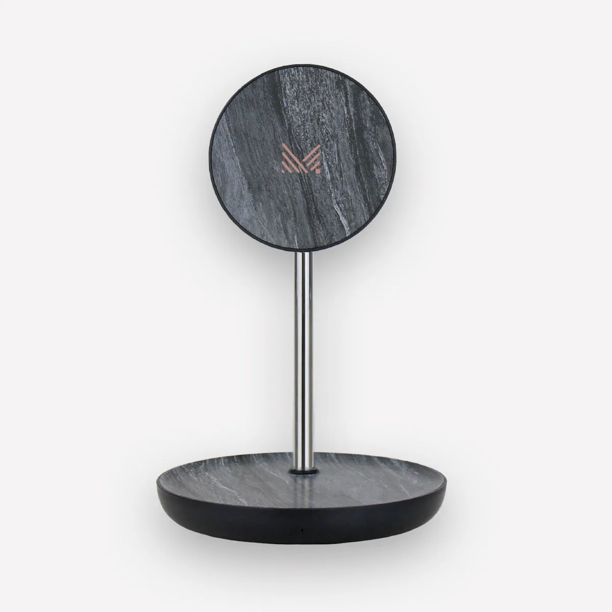 Monocozzi MOTIF| 2 in 1 Wireless Charging Stand charges your iPhone up to 15W wirelessly as well your AirPods