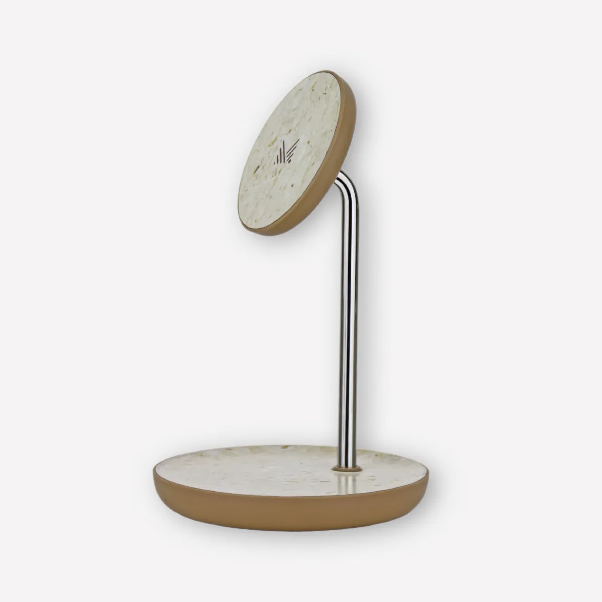 Monocozzi MOTIF| 2 in 1 Wireless Charging Stand charges your iPhone up to 15W wirelessly as well your AirPods