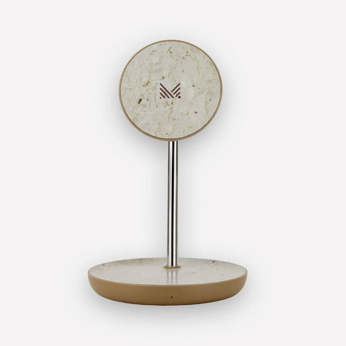 Monocozzi MOTIF| 2 in 1 Wireless Charging Stand charges your iPhone up to 15W wirelessly as well your AirPods