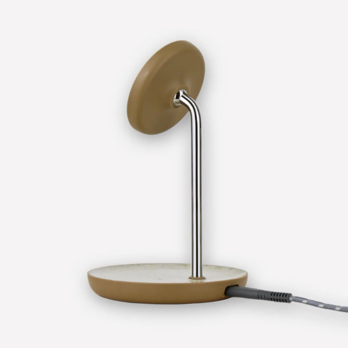 Monocozzi MOTIF| 2 in 1 Wireless Charging Stand charges your iPhone up to 15W wirelessly as well your AirPods