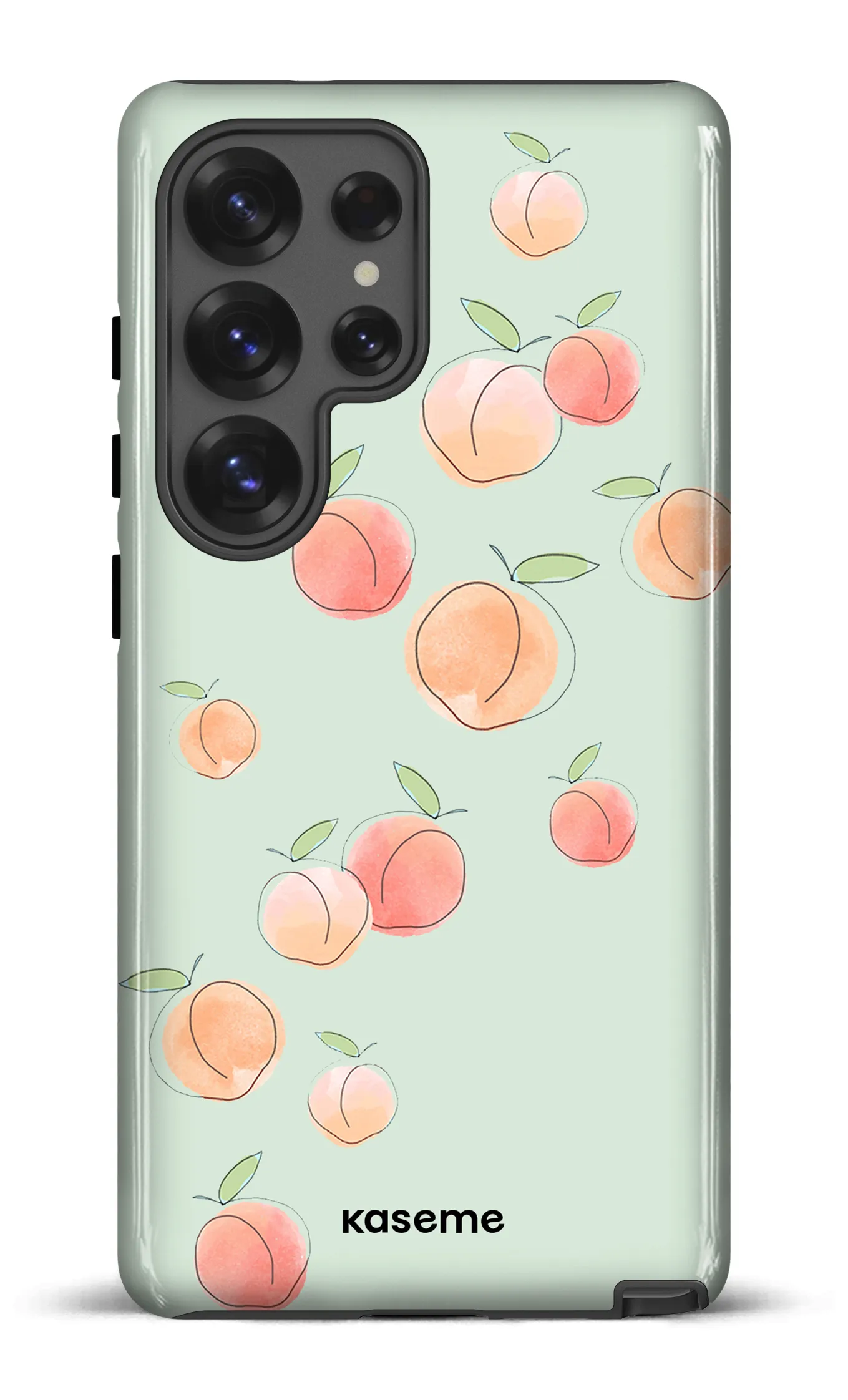 Peachy green