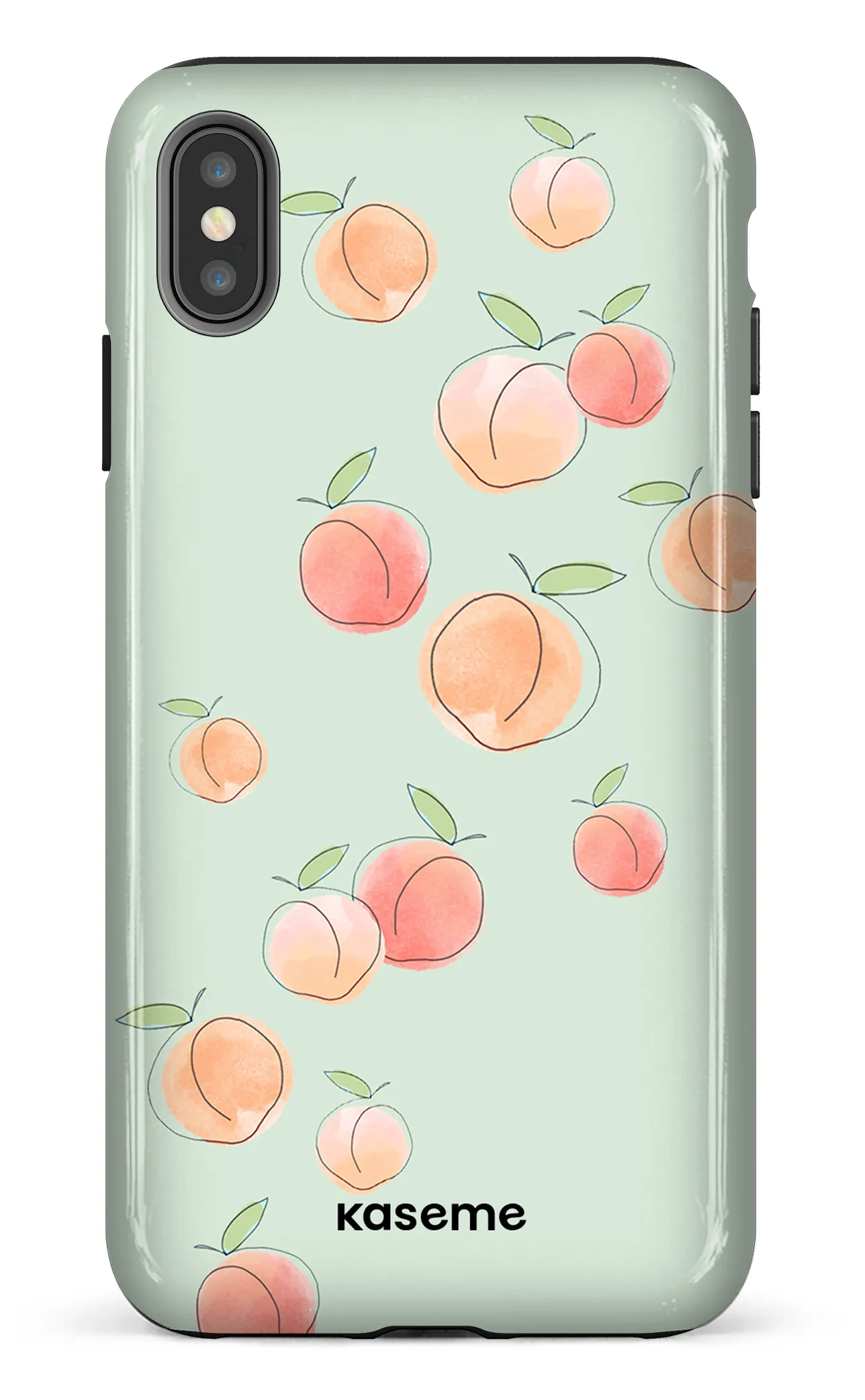 Peachy green